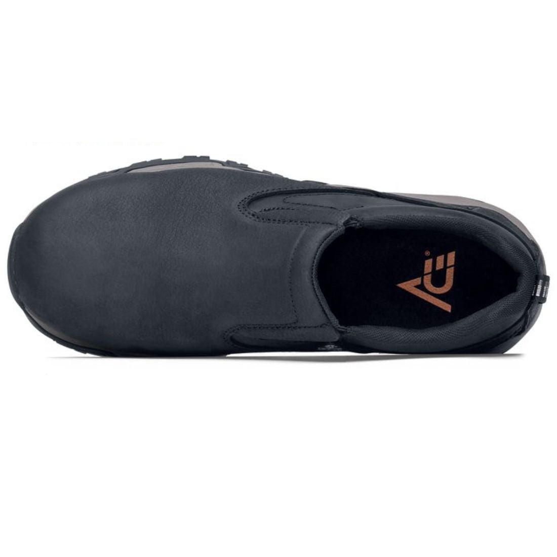 Slip On Composite Toe Athletic Work Shoes for Men & Women - Non-Slip Safety Shoes for Construction, Warehouse & Restaurant Workers - Black (Shoes For Crews Ace Badlands 72323)