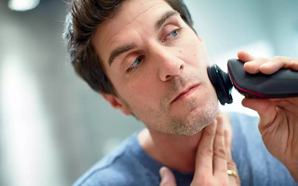 PHILIPS S5230 Wet/Dry Rechargeable Electric Shaver for Men - Waterproof Beard Trimmer with Dual Precision Blades | Perfect for Travel, Gym & Daily Grooming