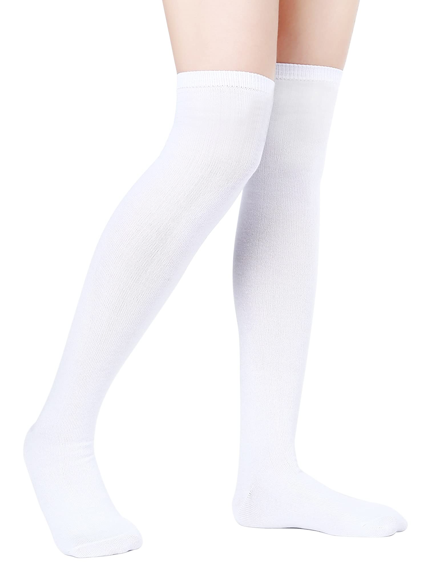 SATINIOR Women's Knee High Socks - Halloween Cosplay Stockings for Party, Costume, Anime, Gothic Lolita Fashion - Perfect for Halloween, Cosplay Events & Themed Parties