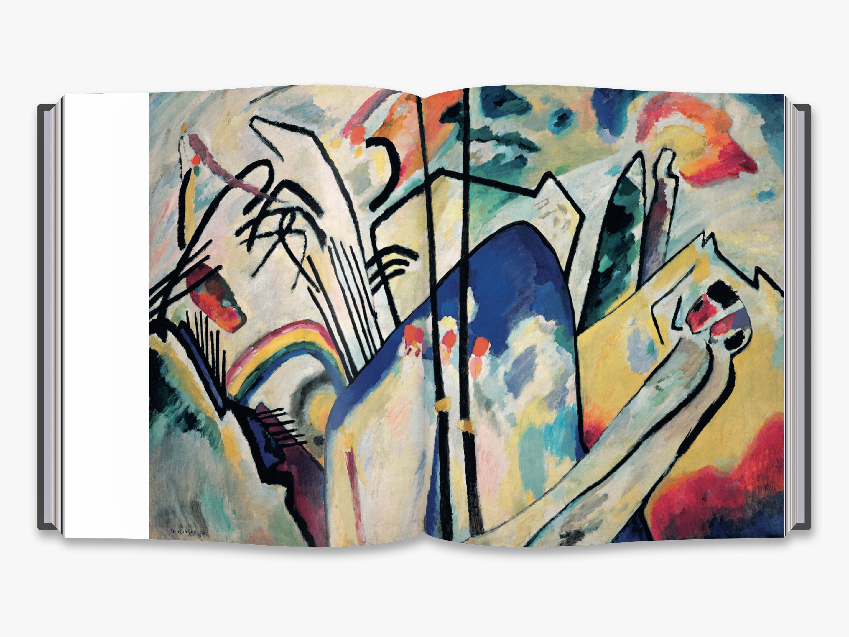 Kandinsky Abstract Art Prints - High Quality Canvas Wall Decor for Home & Office - Perfect for Living Room, Bedroom & Modern Interior Design