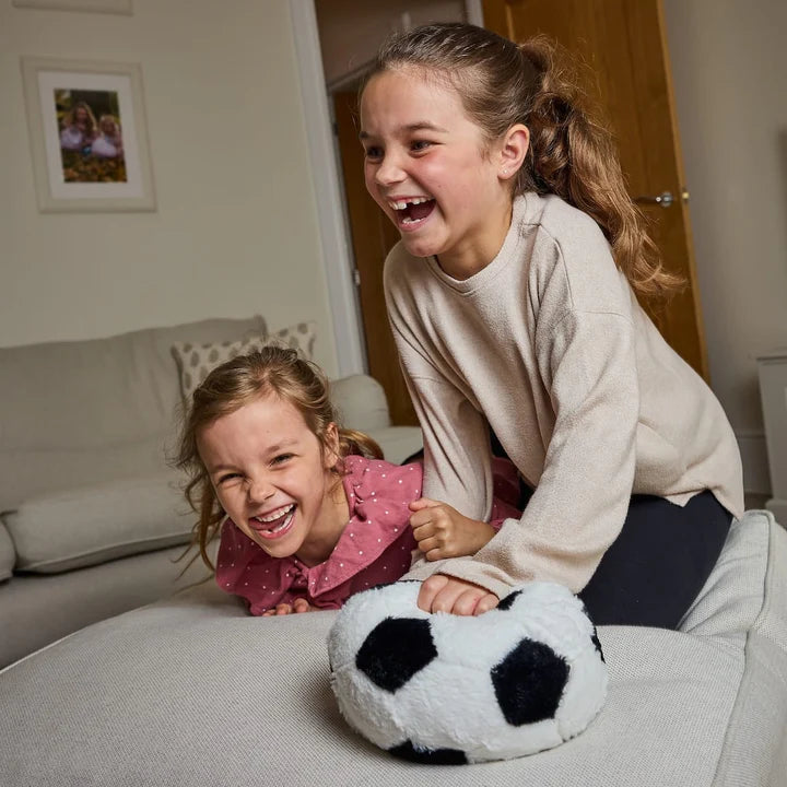 Warmies Football - Soft Plush Stuffed Animal with Microwavable Heat for Kids & Adults | Perfect for Stress Relief, Warmth & Comfort at Home, Office or Travel