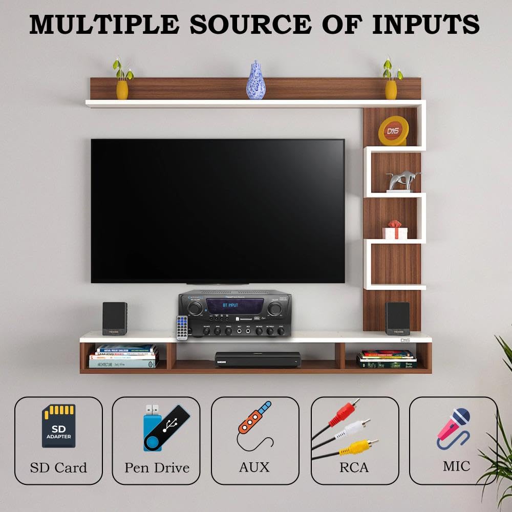 Premium 1000W Bluetooth Home Theater Sound System Kit with 4x 8