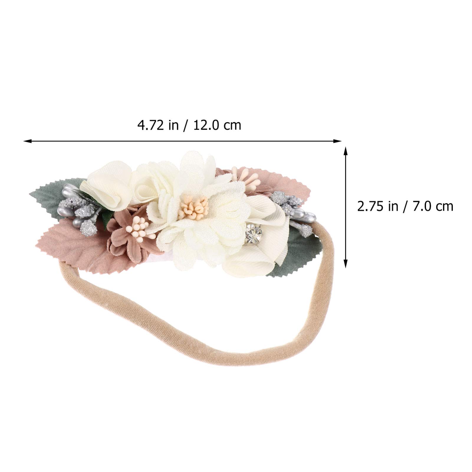 GALPADA 6-Piece Newborn Baby Girl Headbands Set - Lace Headwraps with Flower Bows, Soft Elastic Hair Bands for Infants (0-24 Months) | Perfect for Photoshoots, Baptisms, Birthday Parties & Special Occasions