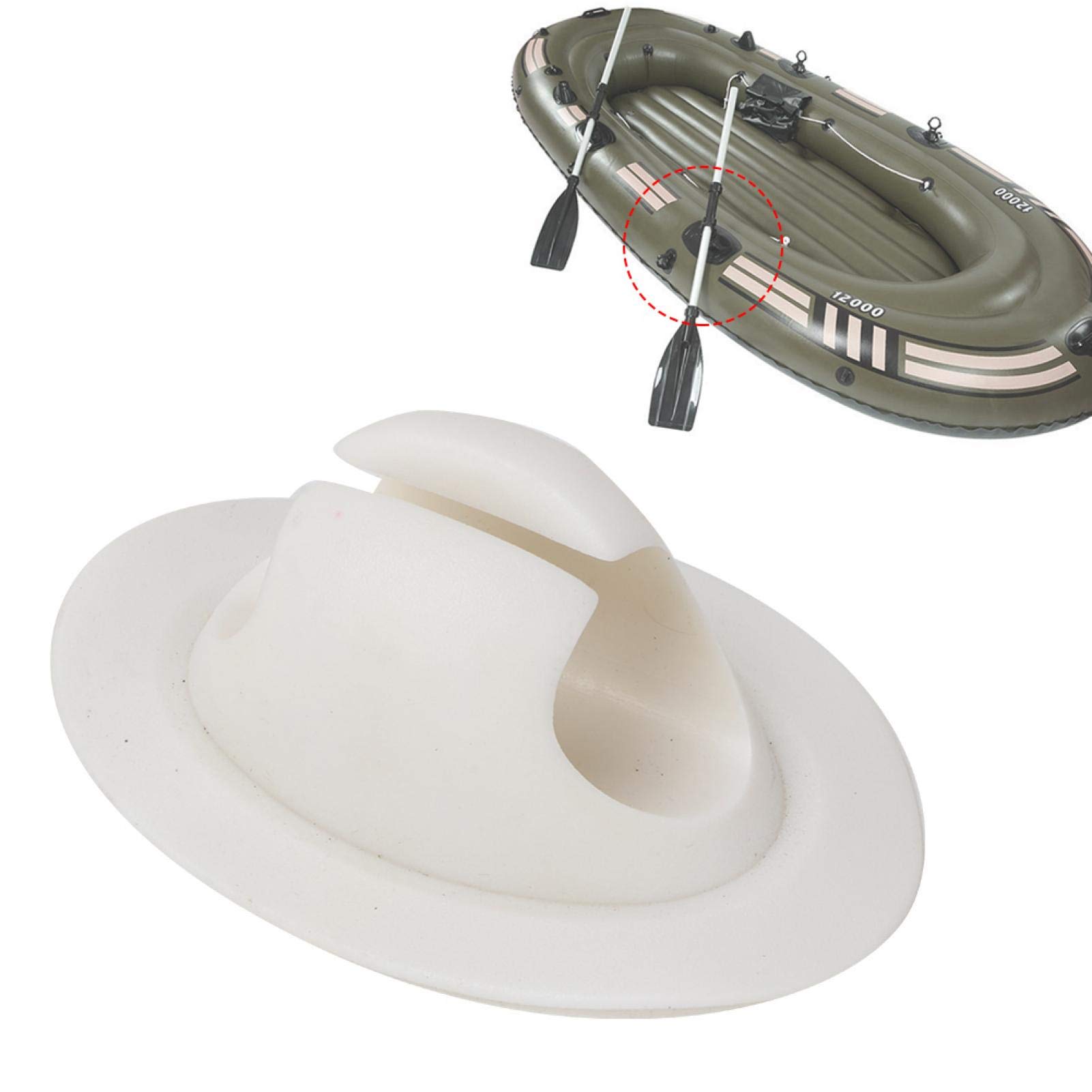 **Kayak Paddle Holder - Adjustable Canoe Oar Keeper with Secure Clips for Inflatable Boats & Kayaks | Perfect for Fishing, Camping & Water Sports**