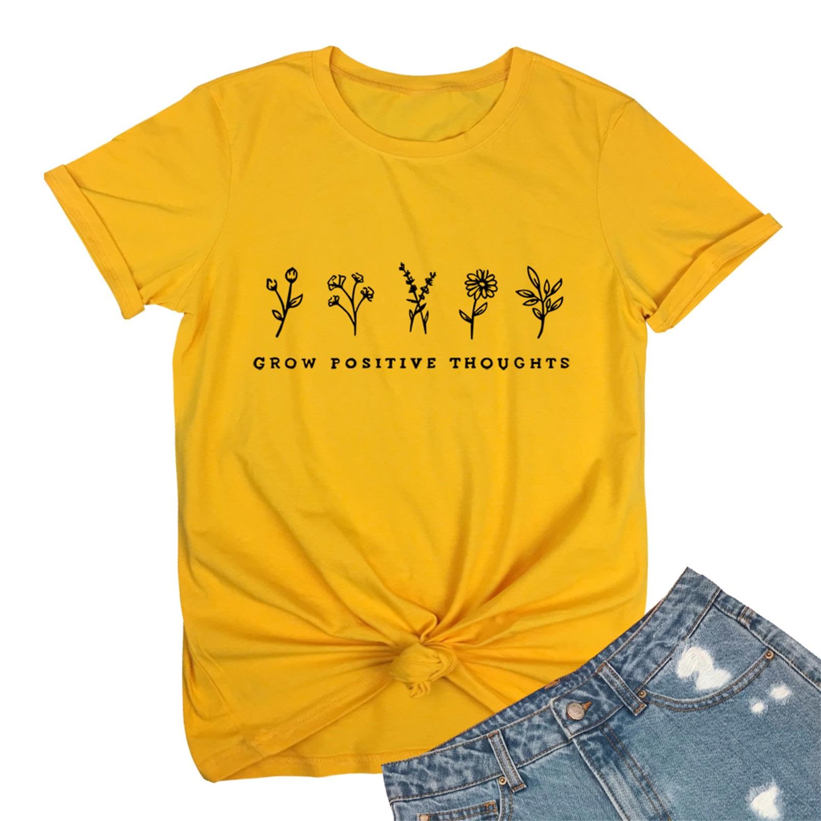 BLACKMYTH Women's Cute Graphic T-Shirts - Summer Short Sleeve Casual Tops for Women | Perfect for Beach, Vacation & Everyday Wear