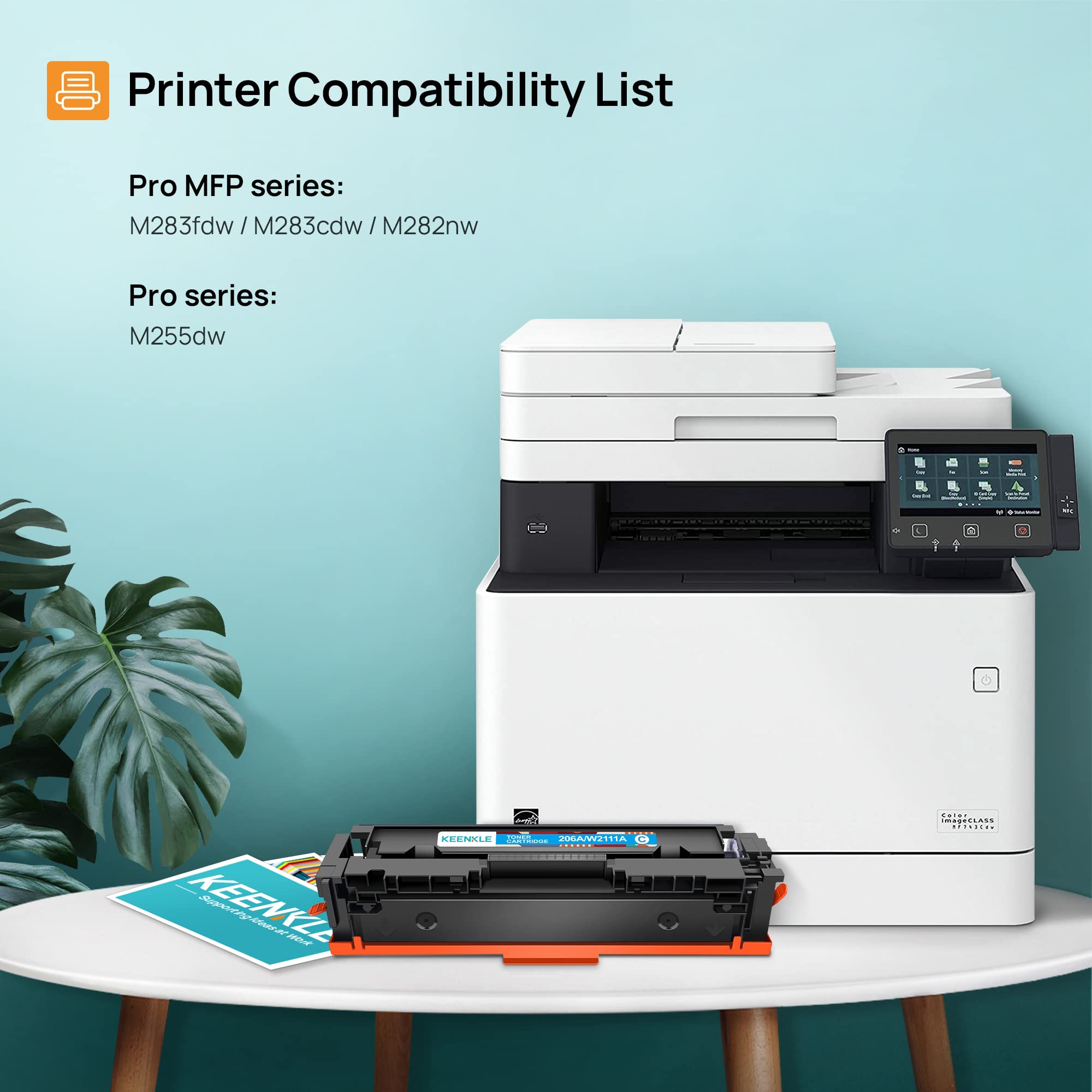 Original HP 206A Compatible Toner Cartridge Replacement - High Yield Printing for Office & Home Use | Works with HP LaserJet Pro M404, M426, M428 Series