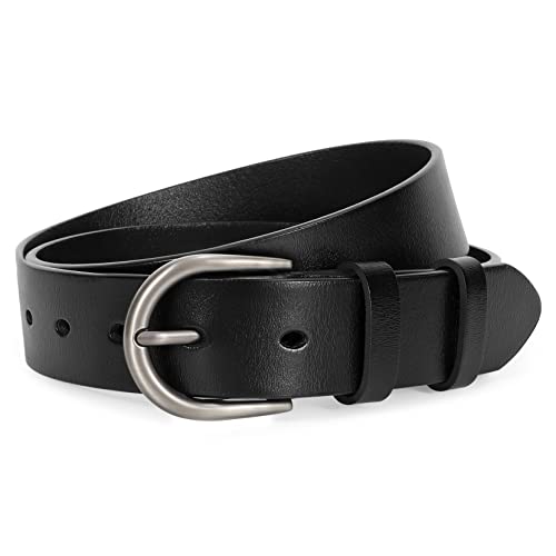 Black With Silver Buckle