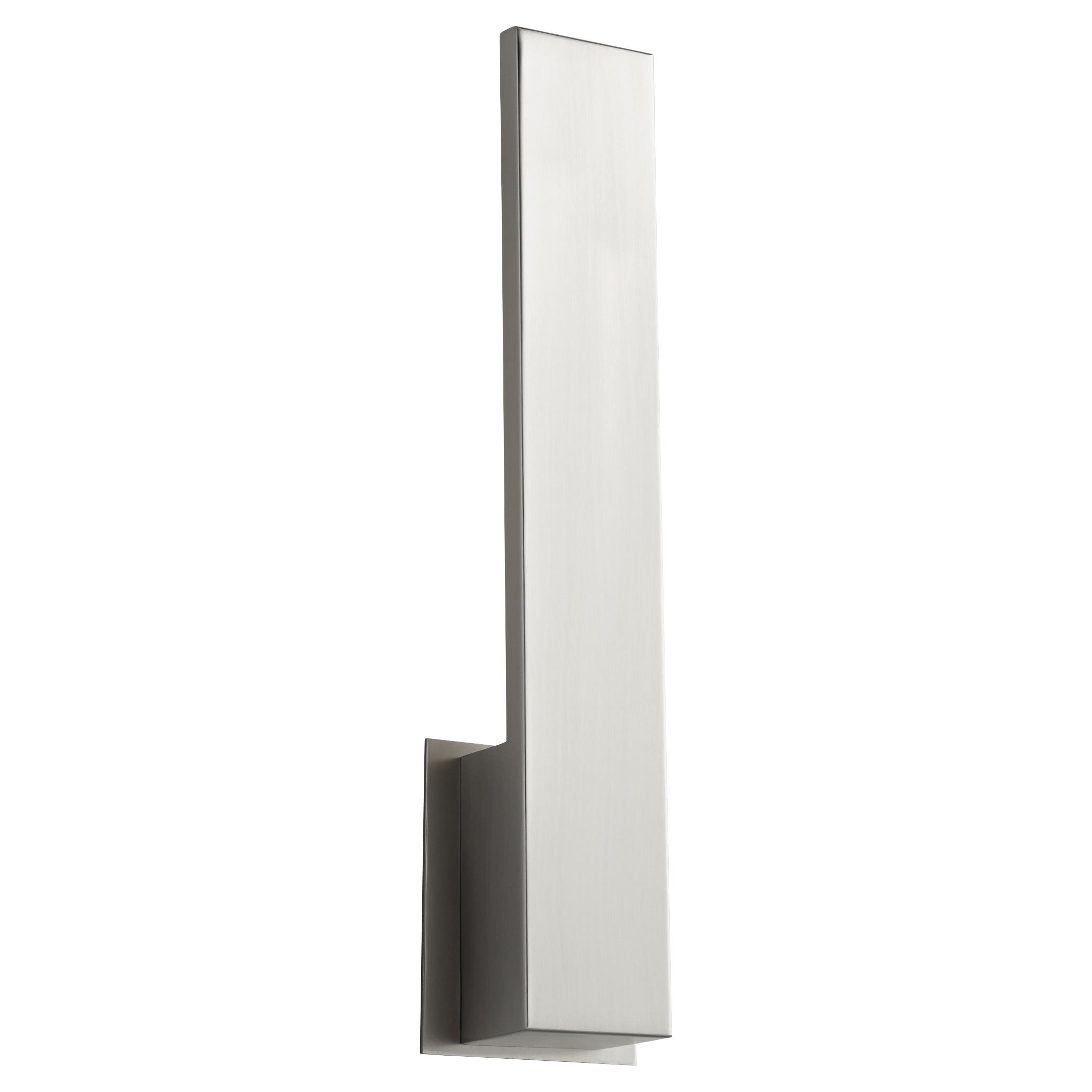Oxygen Icon 3 511 24 Wall Sconce Light Fixture in Satin Nickel Finish - Perfect for Bedroom, Hallway, and Entryway Lighting