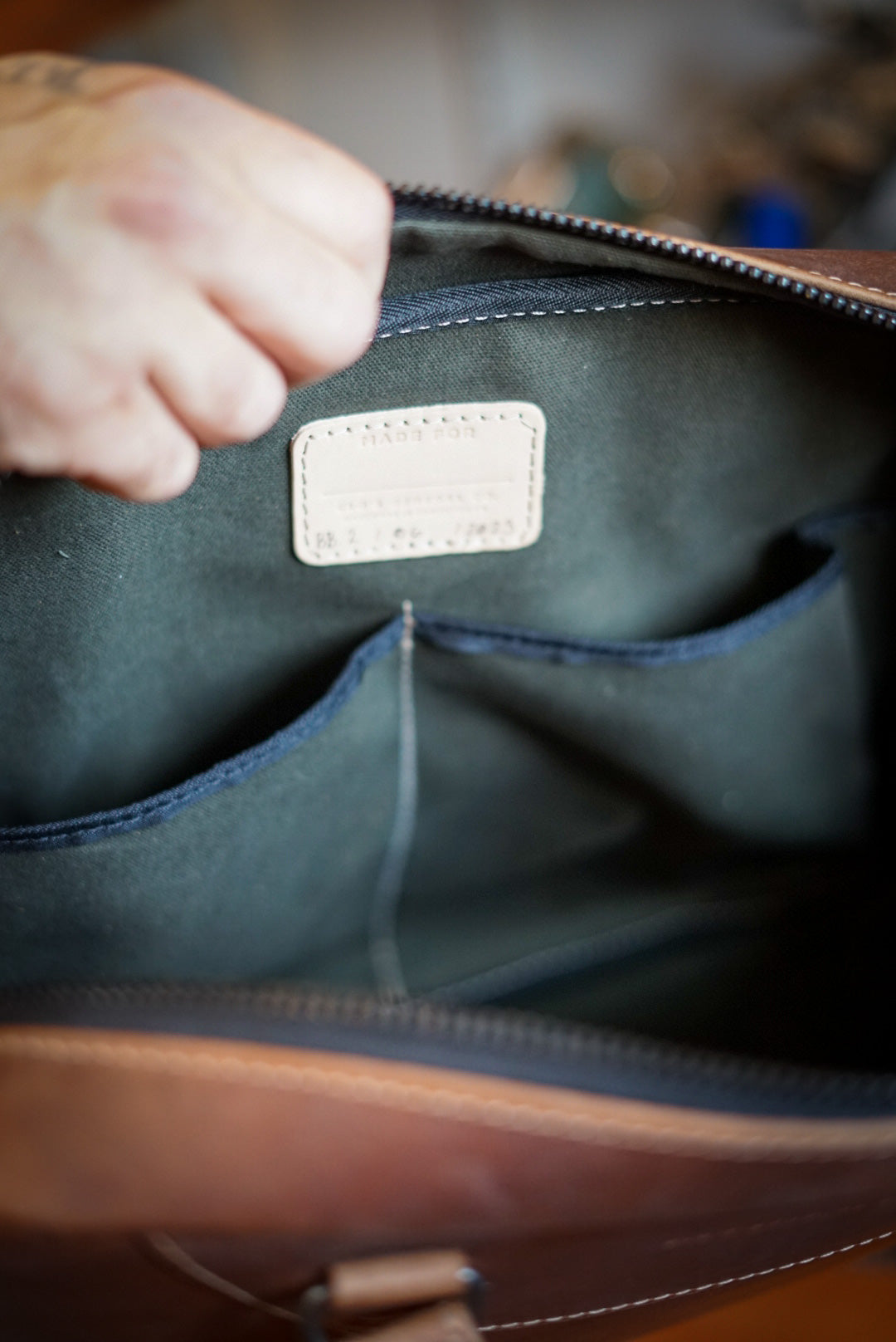 Premium Leather Business Bag for Men & Women - Walnut Brown Briefcase - Perfect for Office, Work, Travel & Professional Meetings