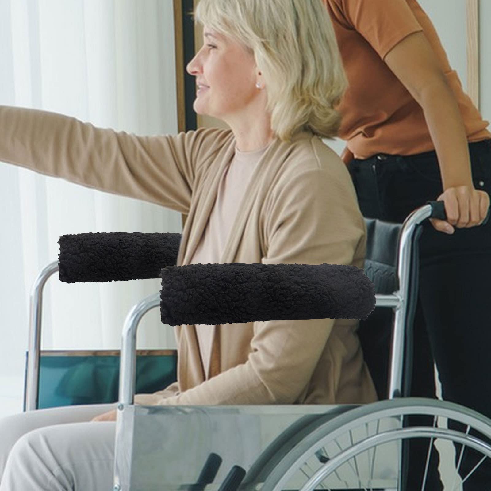 Gusengo Armrest Cushions for Wheelchairs & Office Chairs - Comfortable Support for Seniors & Adults - Essential Desk Chair, Swivel Chair & Computer Chair Accessories - Perfect for Home, Office & Healthcare Use