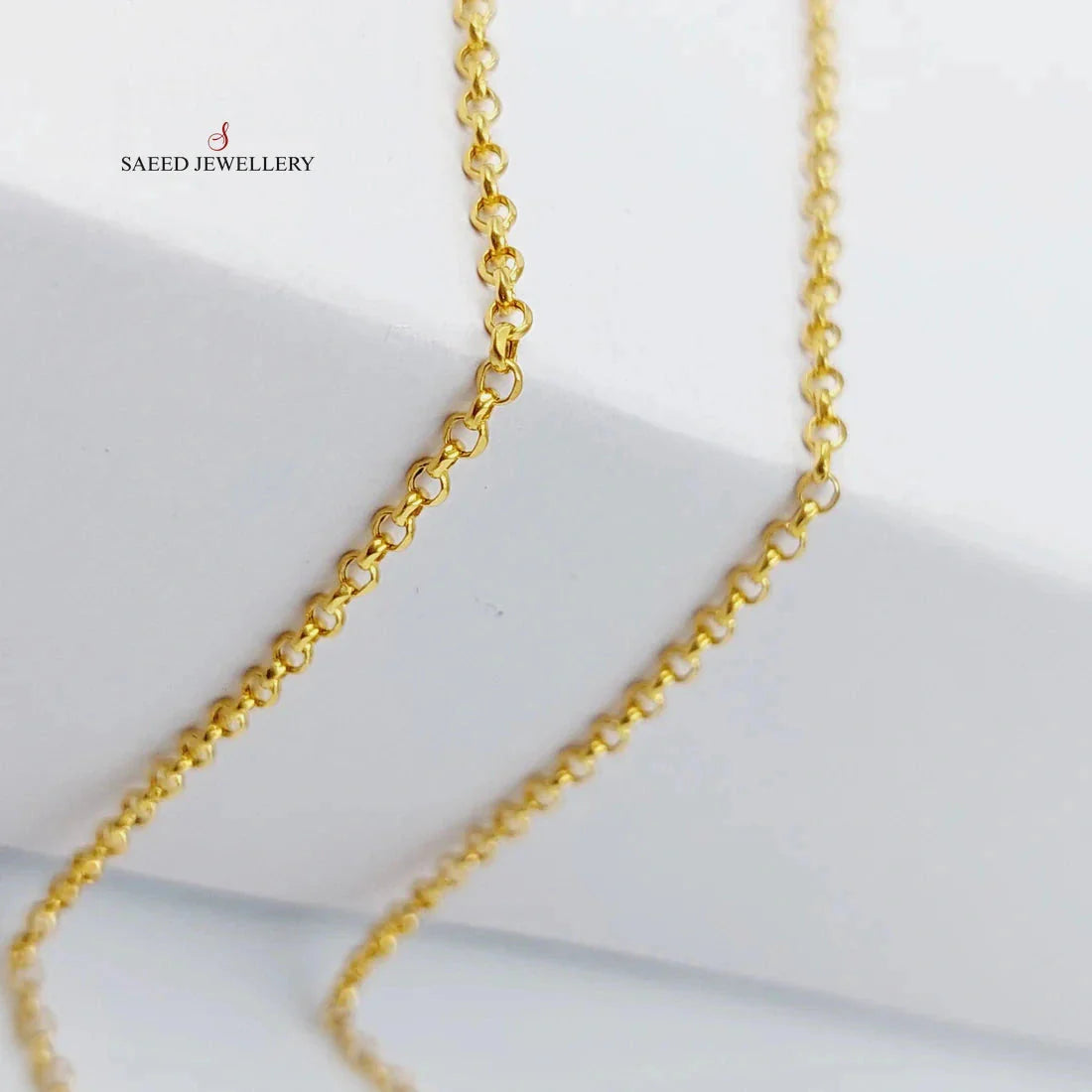 1.5mm Cable Link Chain Necklace 40cm - Dainty Gold/Silver Chain for Women & Men, Perfect for Layering, Pendants & Everyday Jewelry