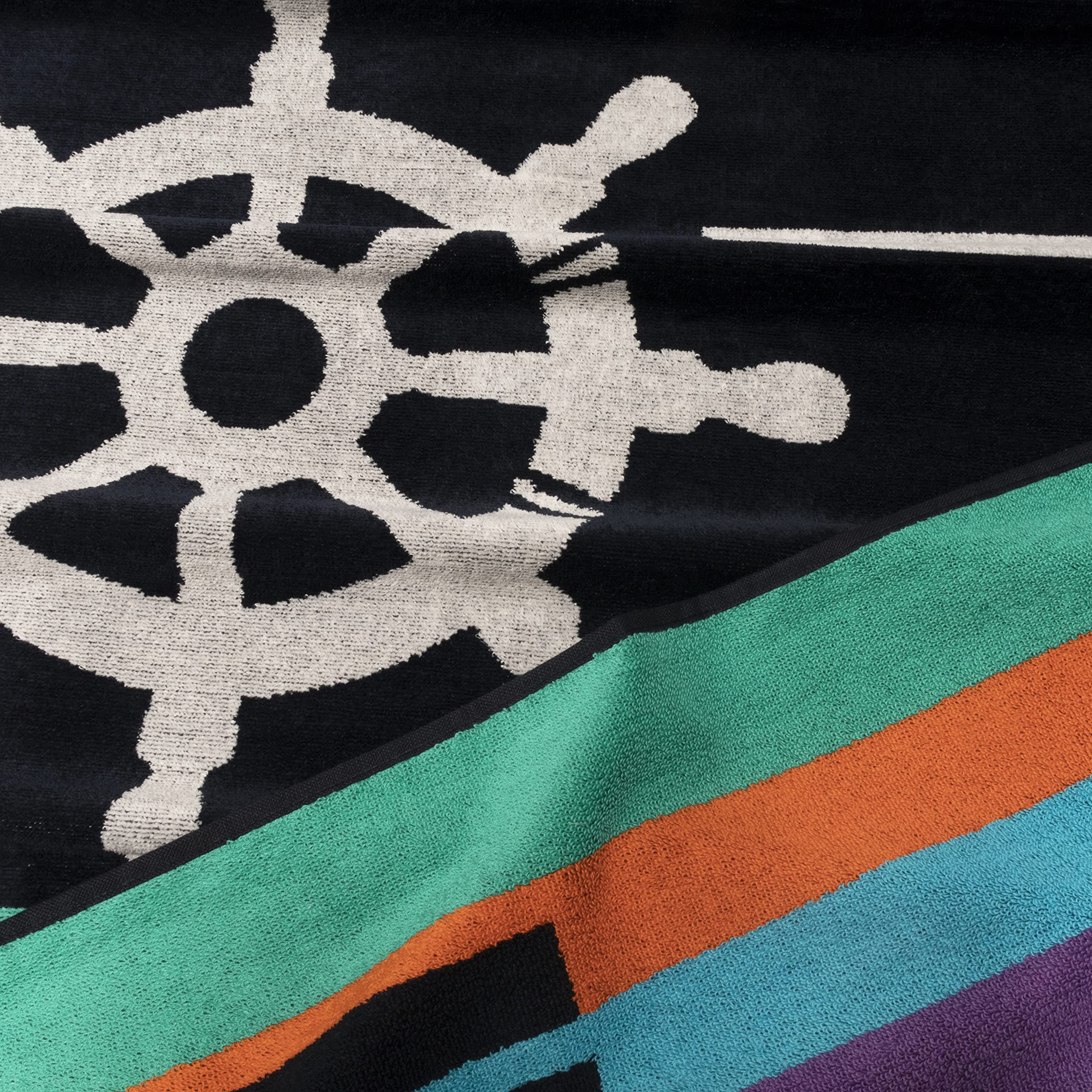 Premium Retro Spin Wheel Oversized Beach Towel - 35