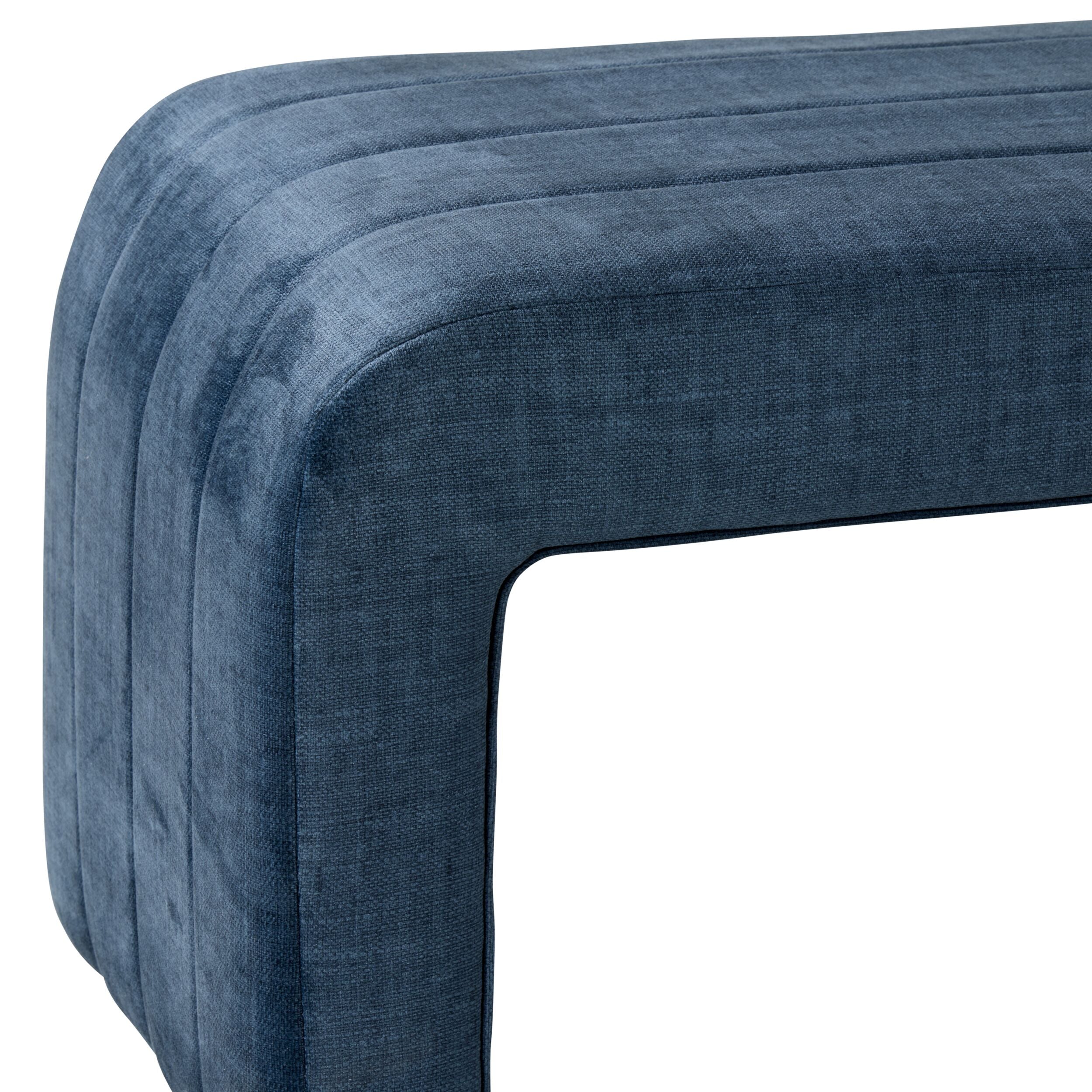 Archi Bench Aura Marine Blue - Modern Outdoor Wooden Bench for Patio, Garden & Backyard - Water-Resistant & Durable Seating Furniture