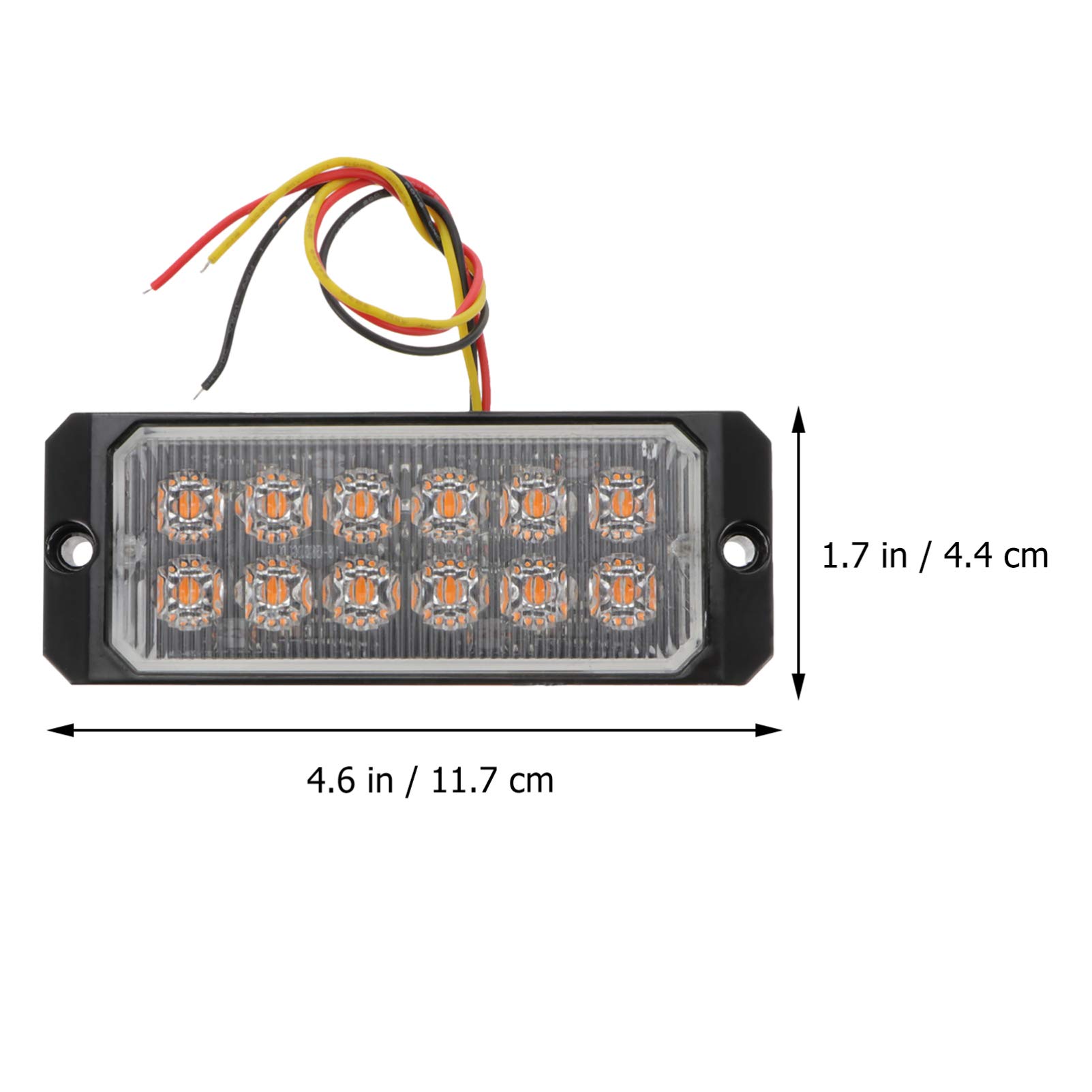 VICASKY 2-Pack LED Truck Side Warning Lights - Waterproof Signal Lamps for Semi Trucks & Trailers - Amber Side Marker Lights with High Visibility for Night Driving & Road Safety