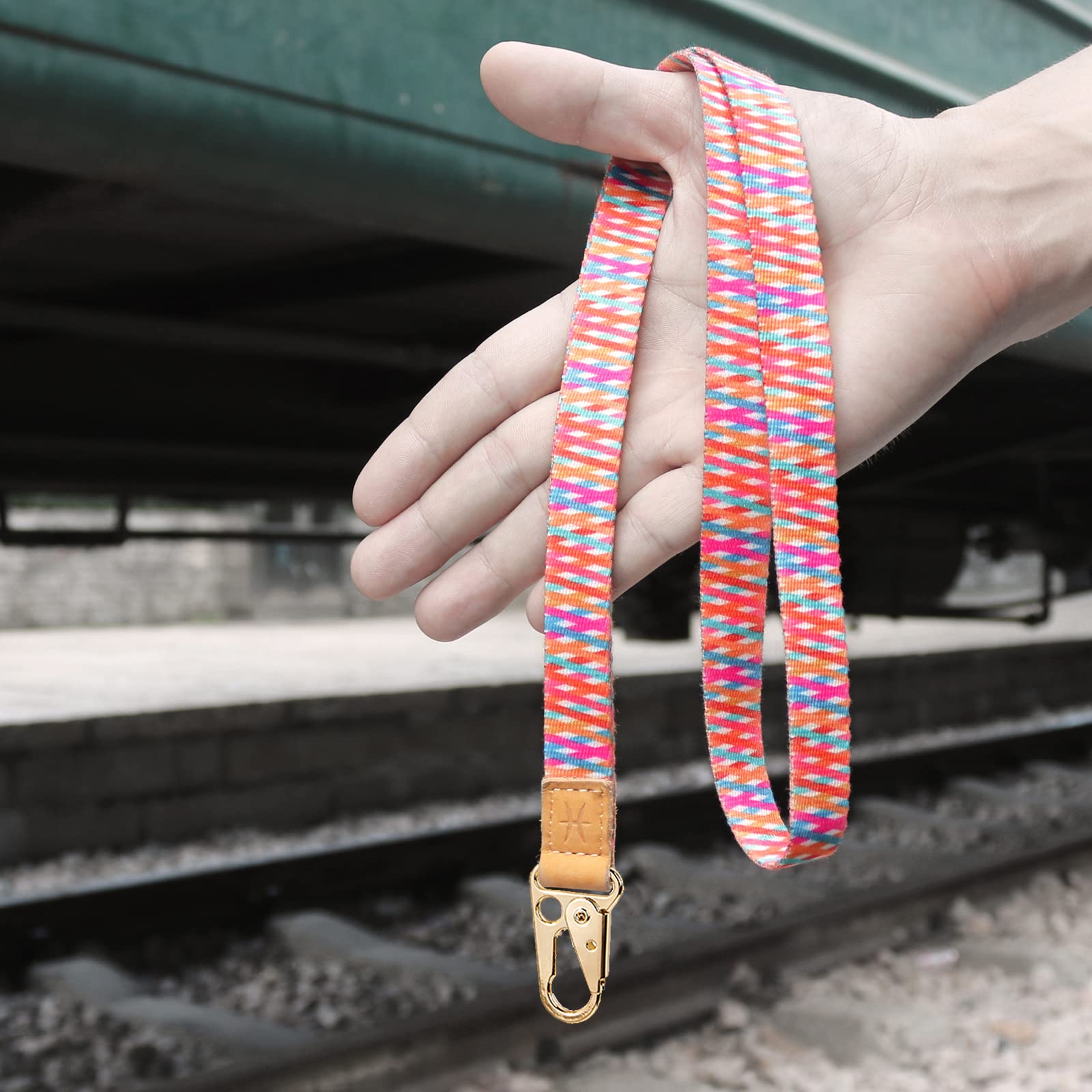 Cool Lanyards for Keys & ID Badges - Neck Strap Holder for Work & Events
