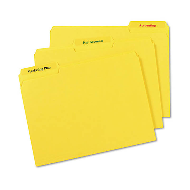 Clear File Folder Labels 2/3