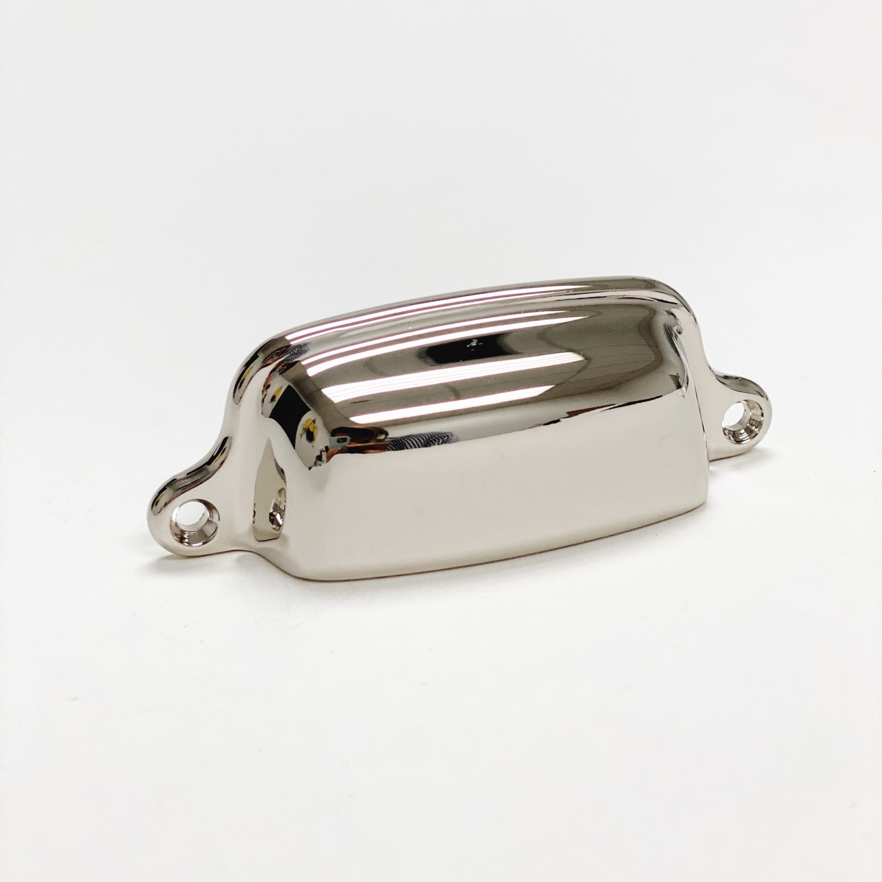 Polished Nickel Eloise Cabinet Cup Drawer Pull - Vintage Style Kitchen Cabinet Hardware for Drawers & Cabinets - Perfect for Home Renovation & DIY Furniture Upgrade