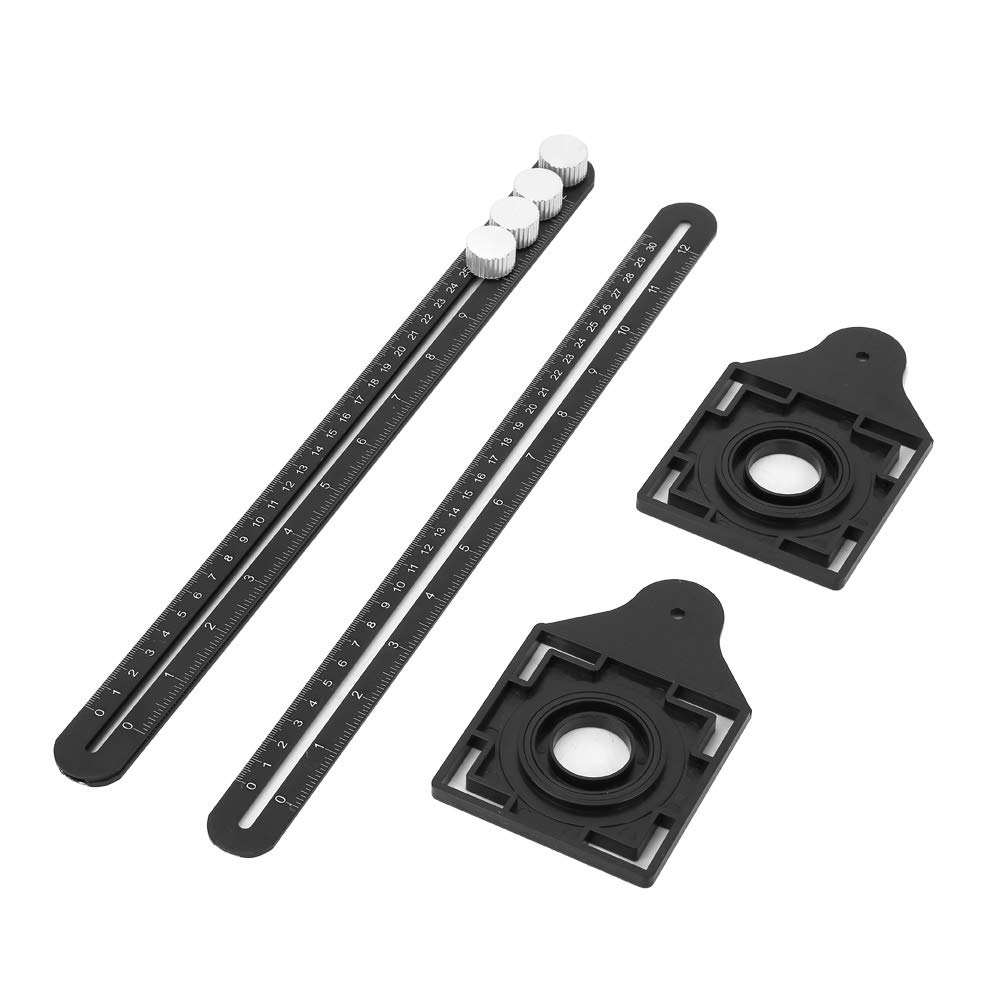 Professional Tile Hole Locator - Durable Multi-Functional Hole Finder Ruler for Cabinet Handles & Drawer Pulls Installation - Perfect for Home Improvement & DIY Projects
