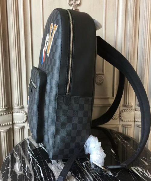 LV Josh Bag Damier Graphite Canvas Crossbody Bag for Men - Stylish Luxury Shoulder Bag for Work, Travel & Daily Use | Fall Winter 2017 Collection