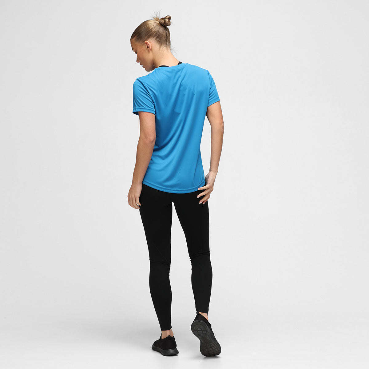 Blue Diamond Women's Technical T-Shirt - Moisture Wicking, Breathable & Quick-Dry Activewear for Running, Yoga & Gym Workouts
