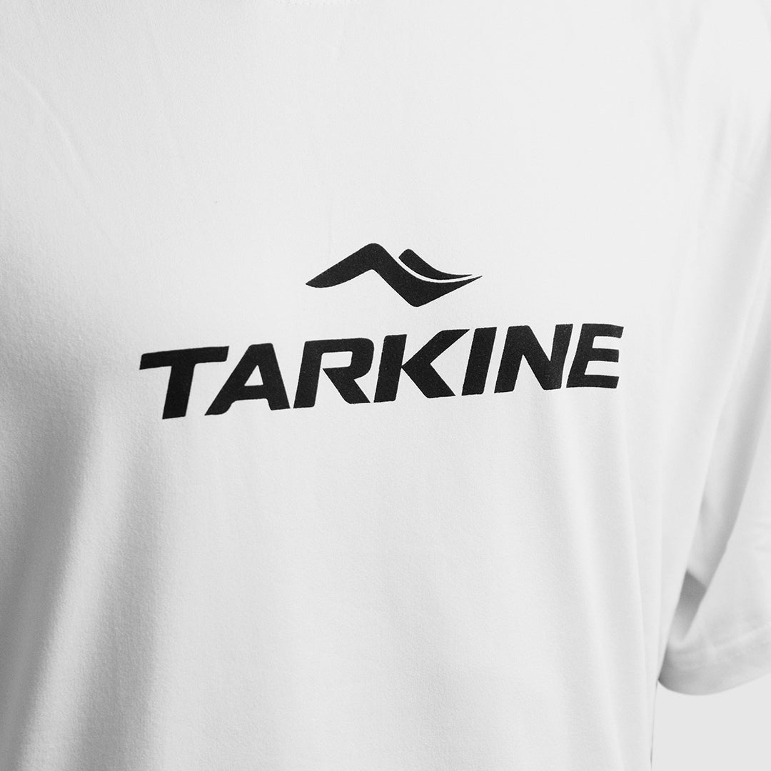 Eco-Friendly Men's Running T-Shirt - Tarkine Ultra Performance Tee (White) | Breathable & Sustainable Activewear for Jogging, Gym & Outdoor Workouts