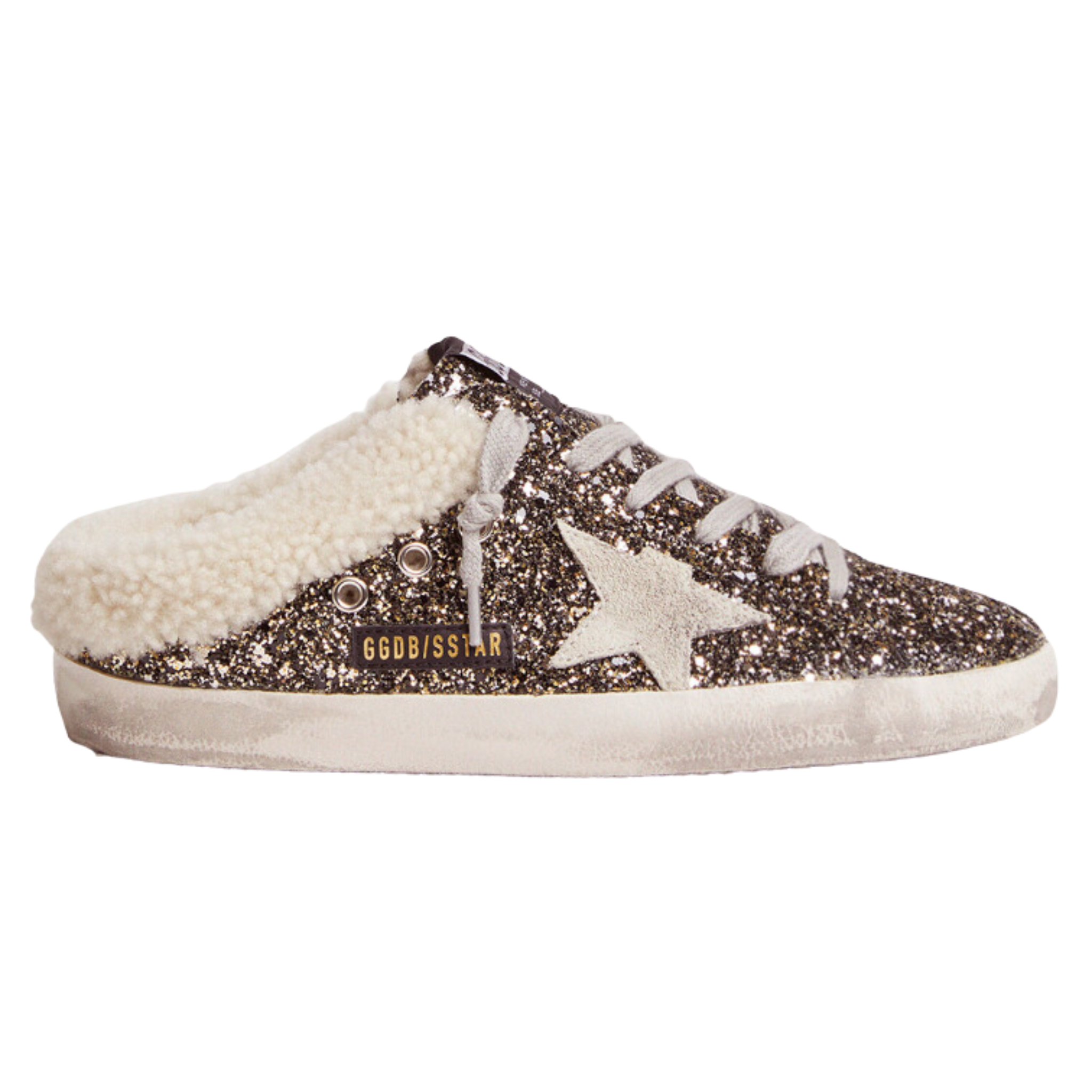 Adidas Superstar Sabot Glitter Sneakers - Women's Fashion Platform Shoes for Parties & Night Out