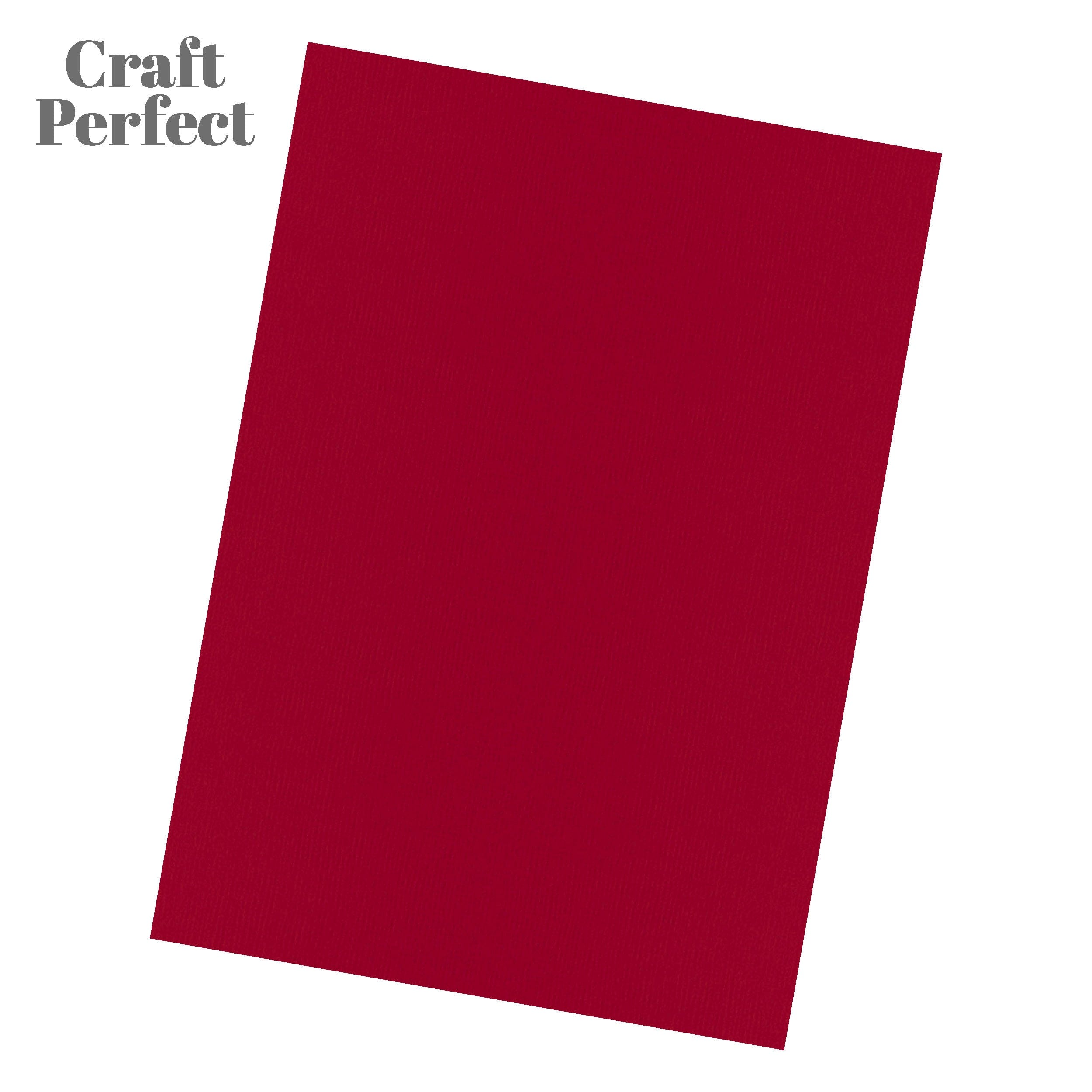 20-Pack Classic Cherry Red A4 Cards (9076E20) - Perfect for Greetings, Invitations & Scrapbooking