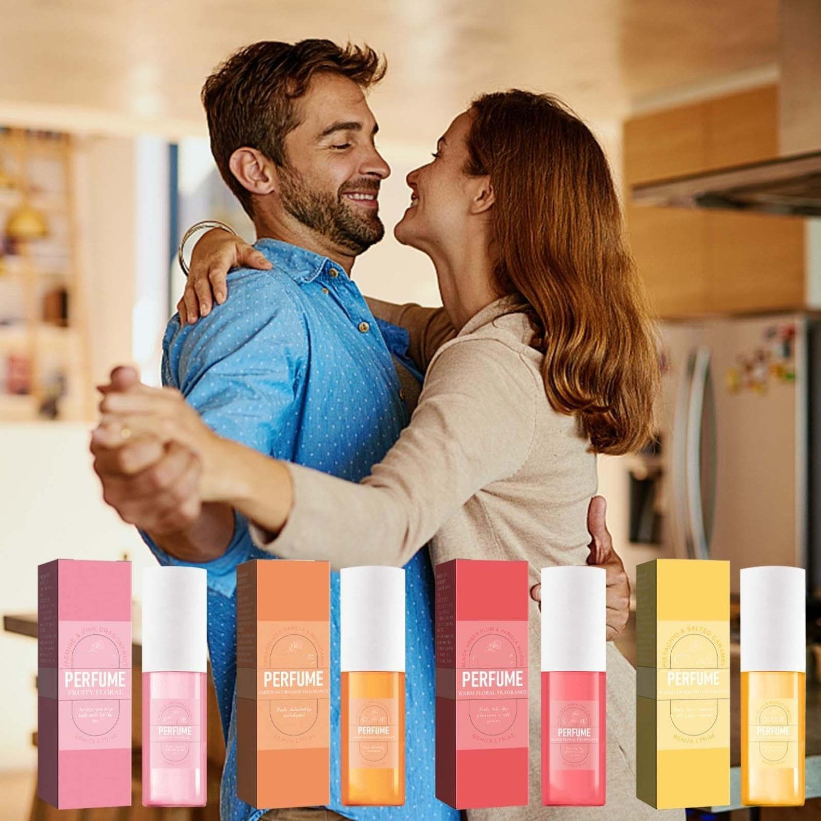 Women's Perfumed Body & Hair Mist - Pheromone Elixir Eau De Toilette (Pink) | Long-Lasting Fragrance for Daily Wear, Date Nights & Special Occasions