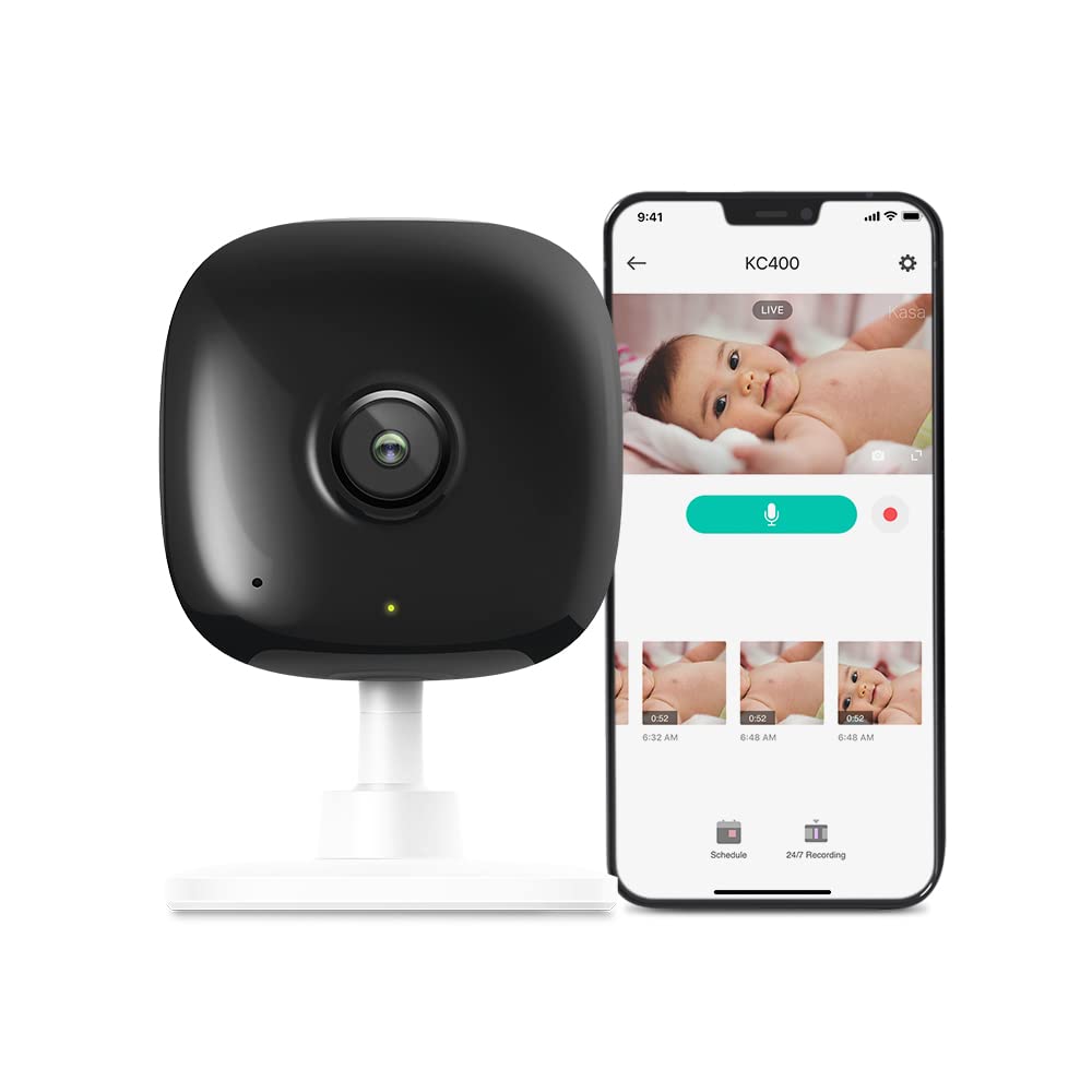 Kasa 4MP 2K Outdoor Wired Security Camera & 2K QHD Pan/Tilt Indoor Security Camera Set - Weatherproof Surveillance for Home, Baby Monitor & Pet Monitoring