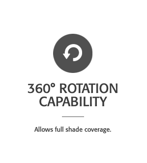 13' Starlux LED Cantilever Umbrella - Outdoor Patio Umbrella with Bright LED Lights, Waterproof & Windproof for Backyard, Poolside, Garden, Restaurant (In Stock)
