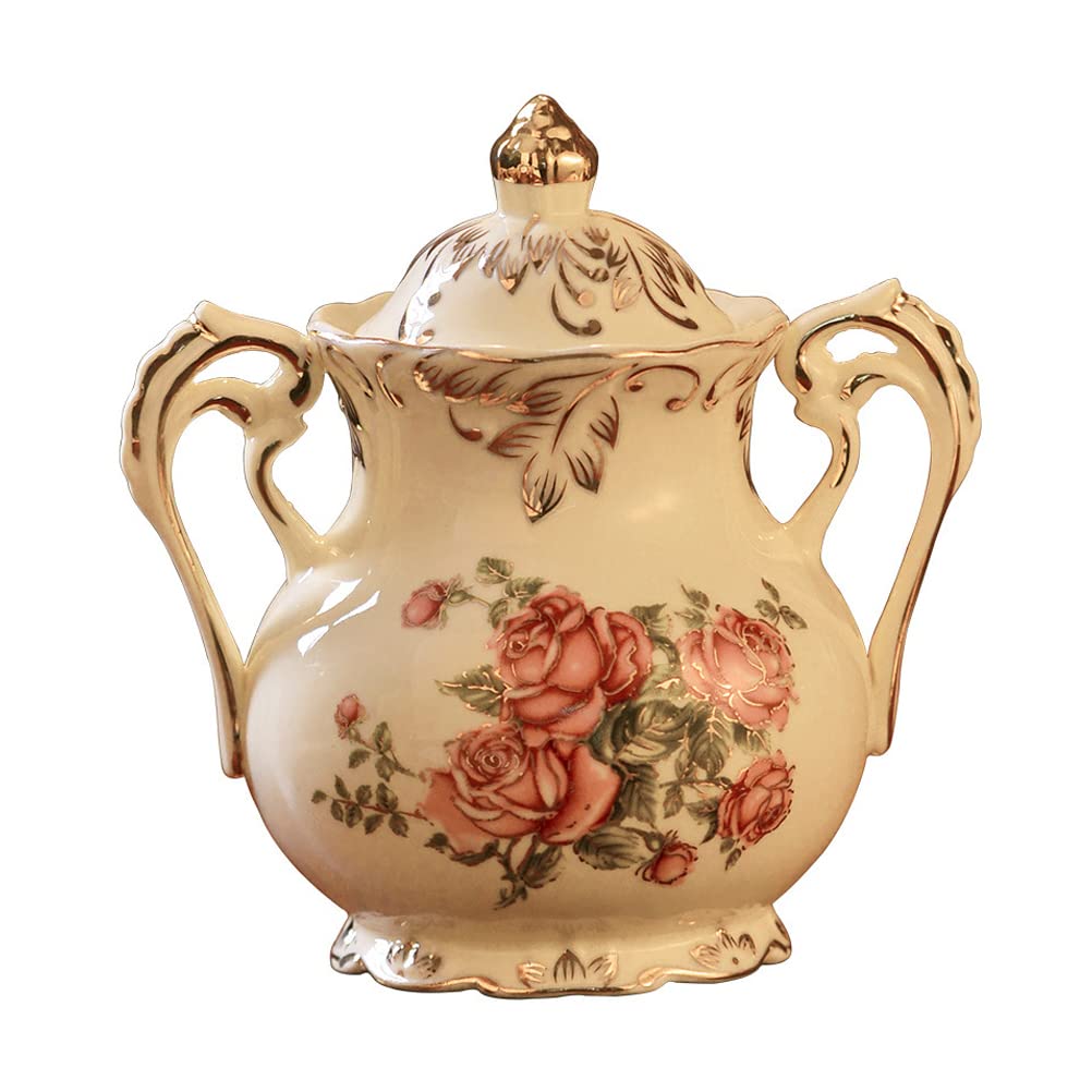 Ceramic Candy Jar - Decorative Storage for Home & Kitchen Use