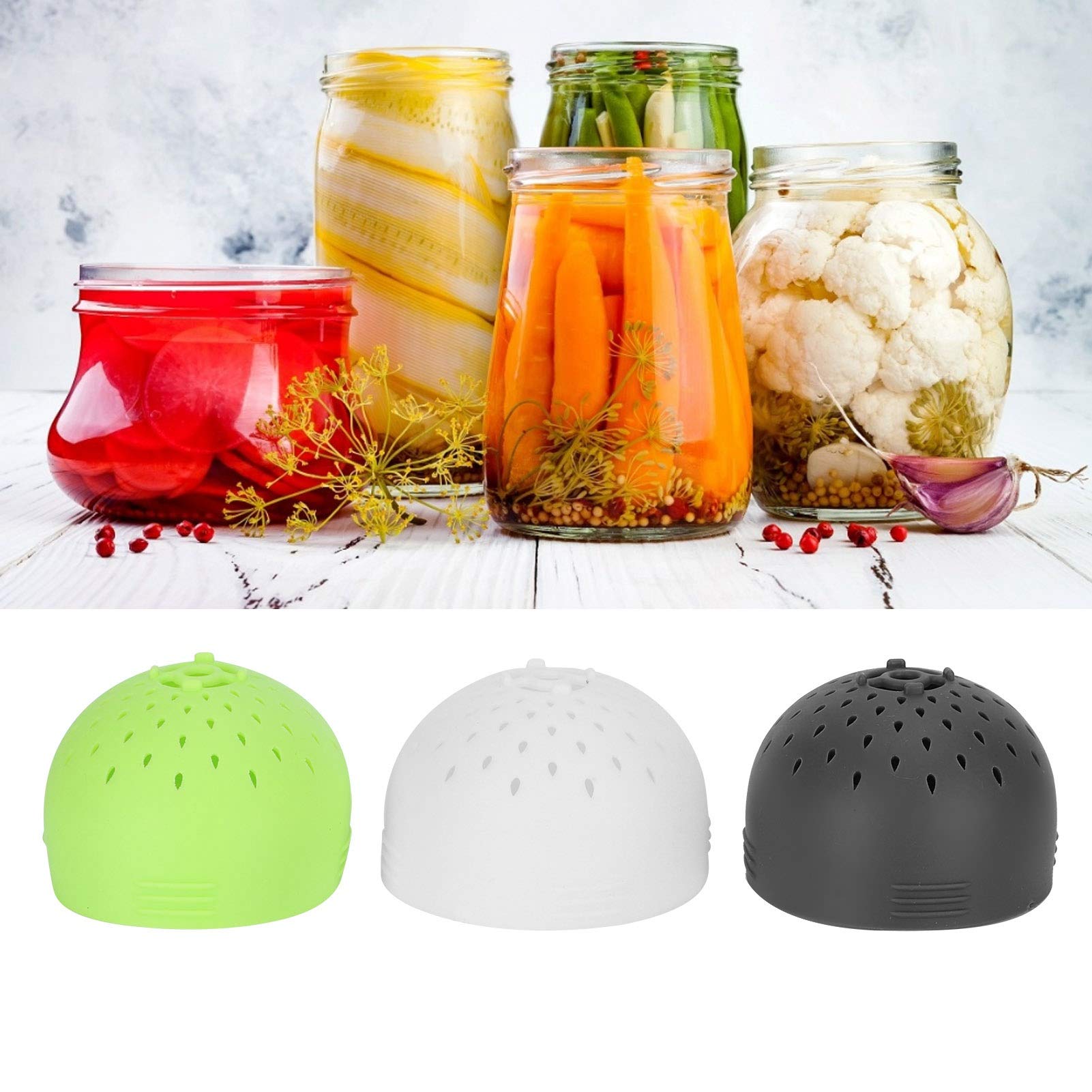 3Pcs Collapsible Silicone Can Colander Strainer - Mini Kitchen Strainer for Cans, Multifunctional Portable Kitchen Gadgets | Perfect for Draining Tuna, Beans, Vegetables & Fruits in Camping, RV or Home Cooking