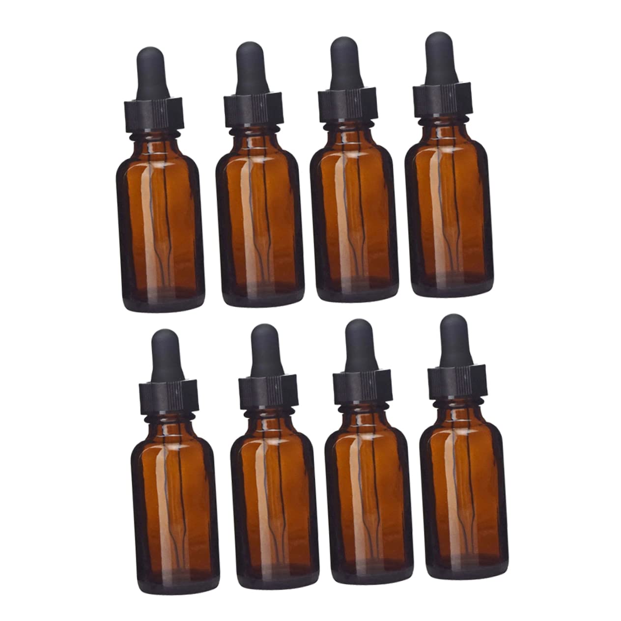 Beavorty 8-Piece Glass Dropper Bottle Set - 5ml Empty Travel Containers for Essential Oils, Perfume, DIY Beauty & Skincare - Leakproof Mini Dispenser Bottles for Women, Aromatherapy, Gifts & Crafting
