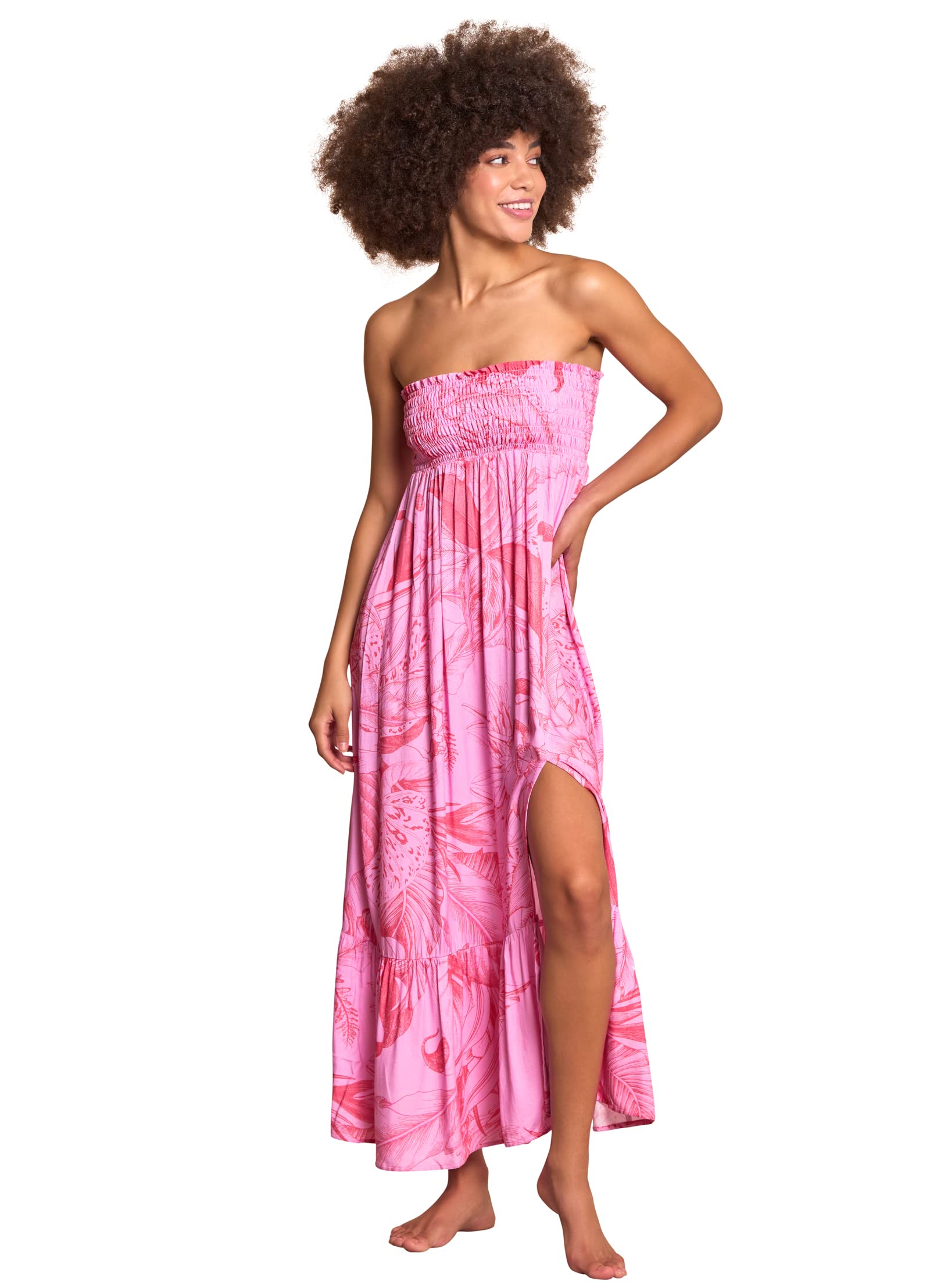 Maaji Women's Long Skirt - Flowy Maxi Skirt for Summer, Boho Beach Skirt with Side Slit, Comfortable Casual & Vacation Wear - Perfect for Beach, Travel, and Everyday Outfits