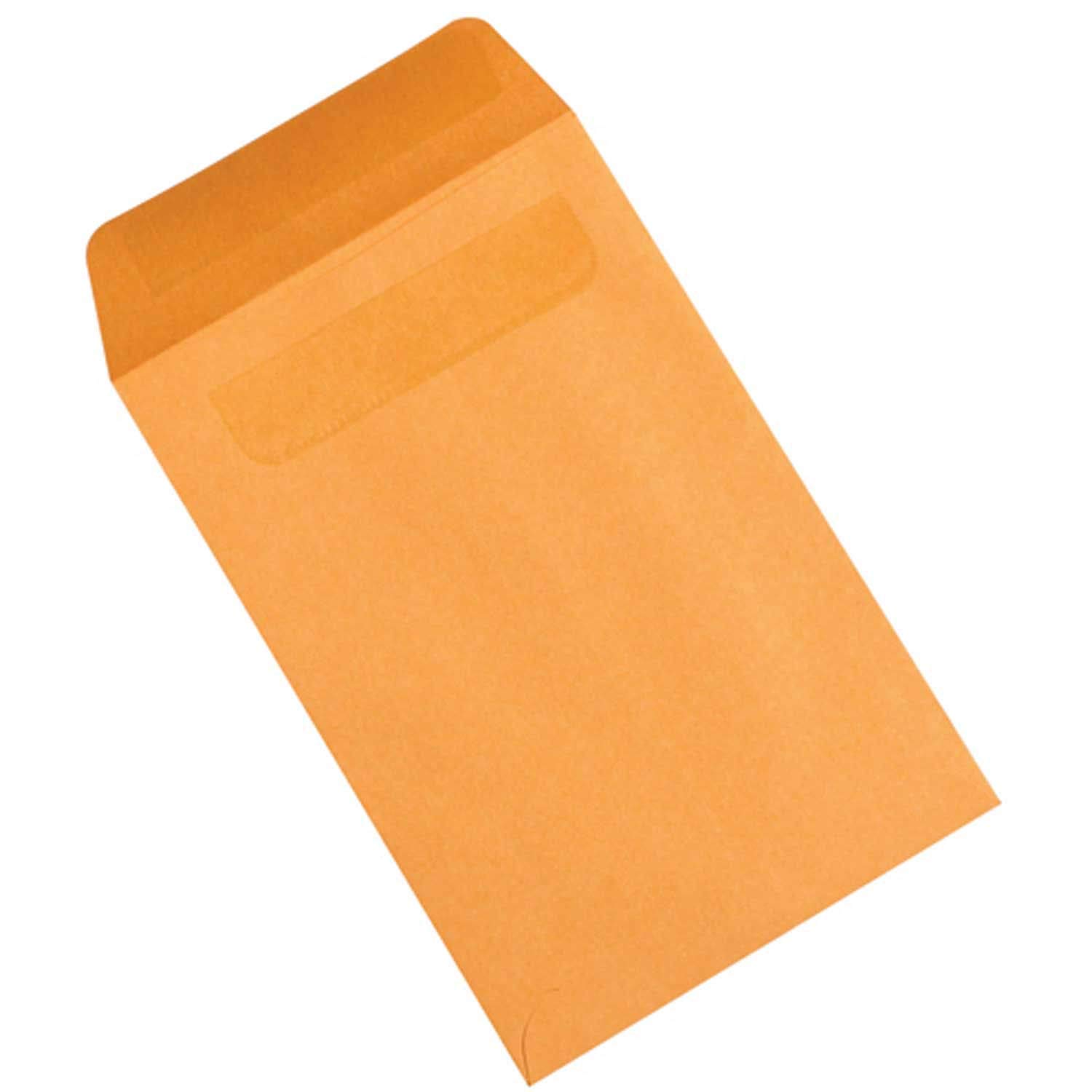 EN1040 Kraft Envelopes 6x9 Inches - Eco-Friendly Mailing & Shipping Supplies for Business, Office, and Home Use - Perfect for Letters, Bills, and Documents