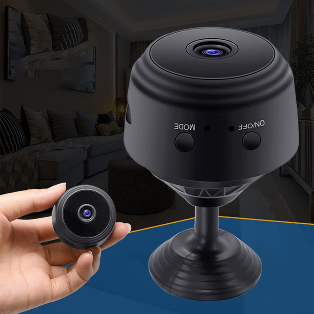 Greethga A9 Mini WiFi Camera - 1080P HD Night Vision, Wireless Security Camera with Voice Recorder for Home Surveillance & Indoor Monitoring | Perfect for Baby Monitor, Pet Camera, and Office Security
