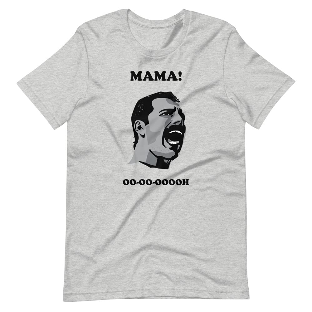 Freddie Mercury Mama Ooh T-Shirt - Vintage Queen Band Tee for Music Lovers - Perfect Gift for Queen Fans & Concert Outfits