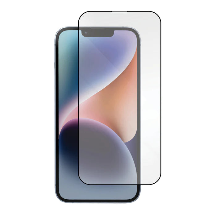iPhone 14 Pro Tempered Glass Screen Protector [Full Coverage] - Edge-to-Edge Protection for Daily Use, Work & Travel