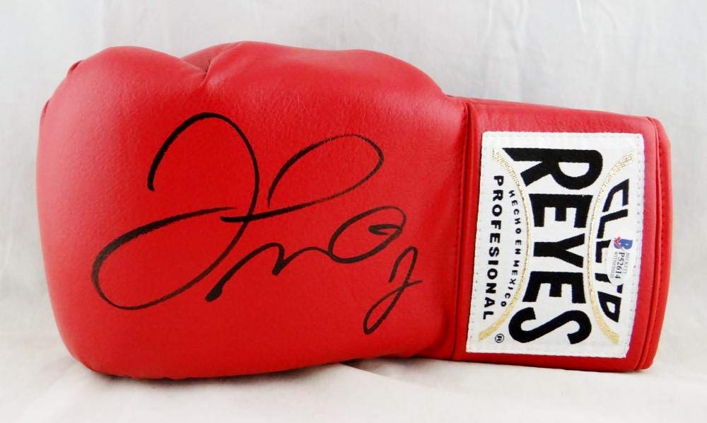 Floyd Mayweather Autographed Red Cleto Reyes Boxing Gloves - Beckett COA - Perfect for Boxing Collectors, Memorabilia Displays & Sports Fan Gifts