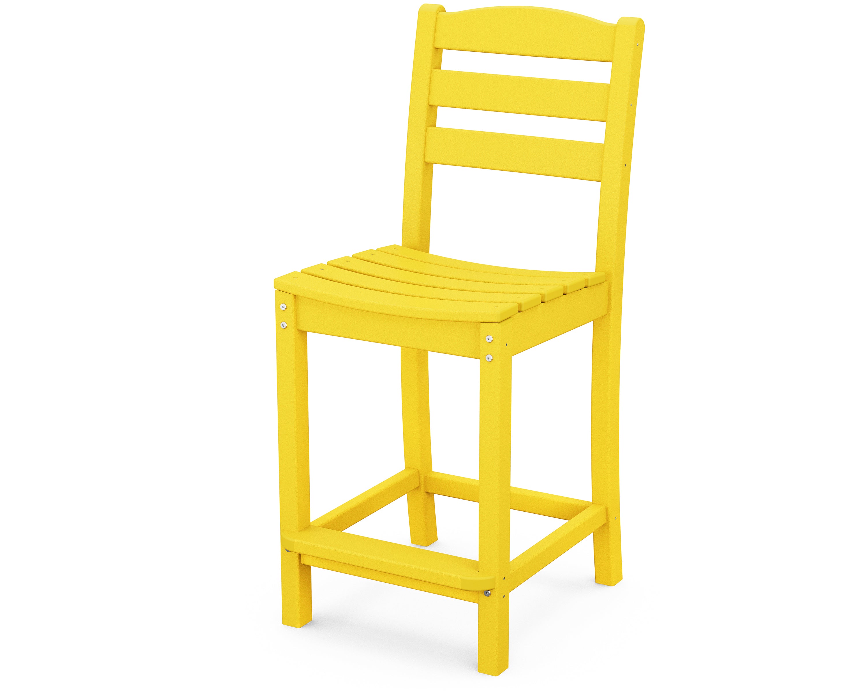 POLYWOOD La Casa Cafe Counter Height Bar Stool - Durable Outdoor/Indoor Dining Chair for Patio, Kitchen, Restaurant & Bar Use
