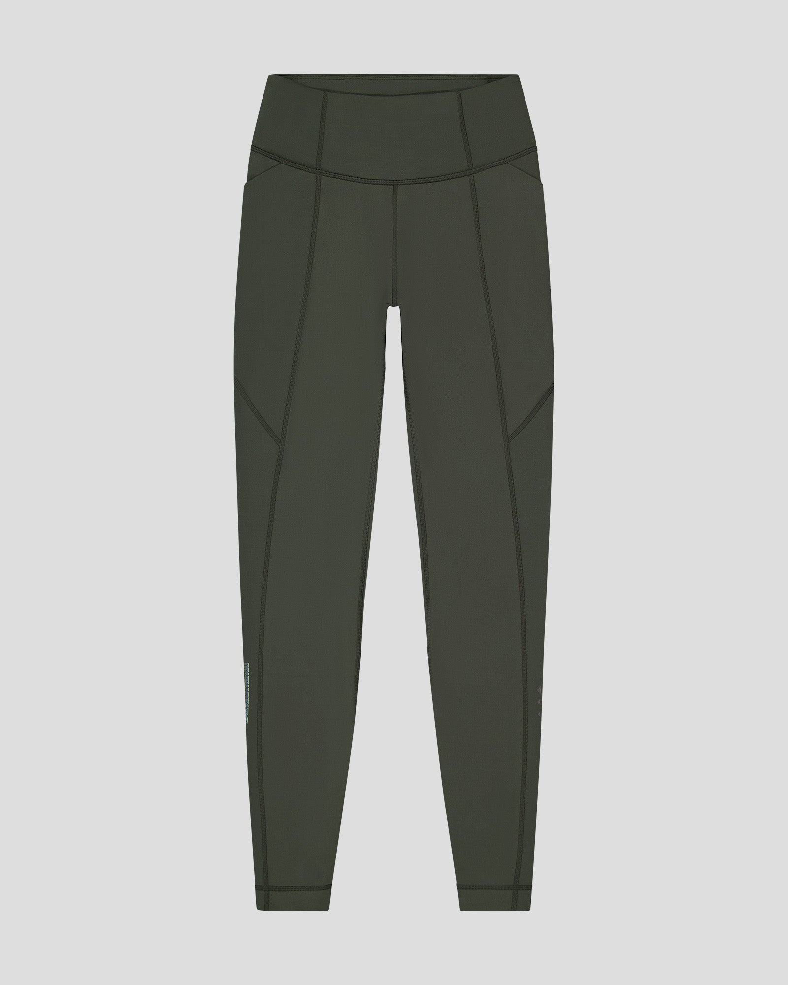 Women's Seeker Winter Leggings - Thermal Fleece Lined Tights for Cold Weather, Dark Moss Green - Perfect for Yoga, Running & Outdoor Activities
