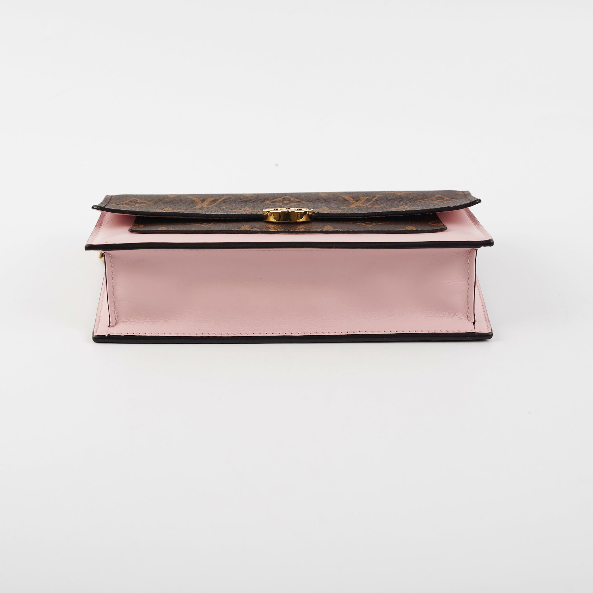 Louis Vuitton Flore Wallet on Chain WOC Monogram Pink Crossbody Bag - Stylish & Compact for Everyday Use, Travel & Special Occasions