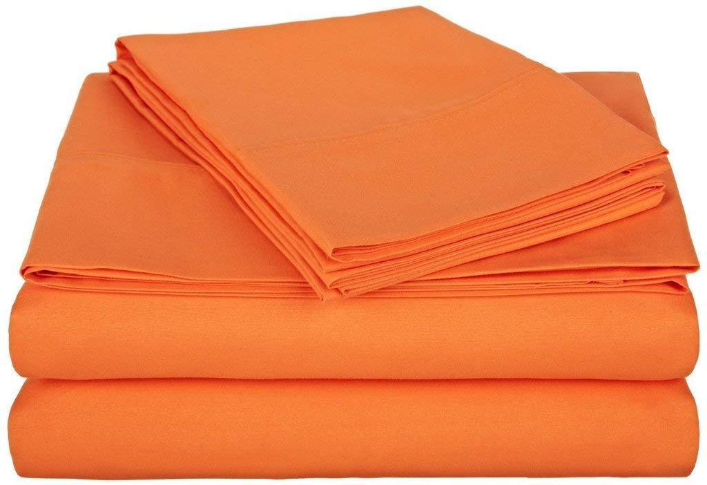 Luxury 4-Piece Full/Double Size Sheet Set - 100% Egyptian Cotton 310-Thread Count - Deep Pocket (Fits 5