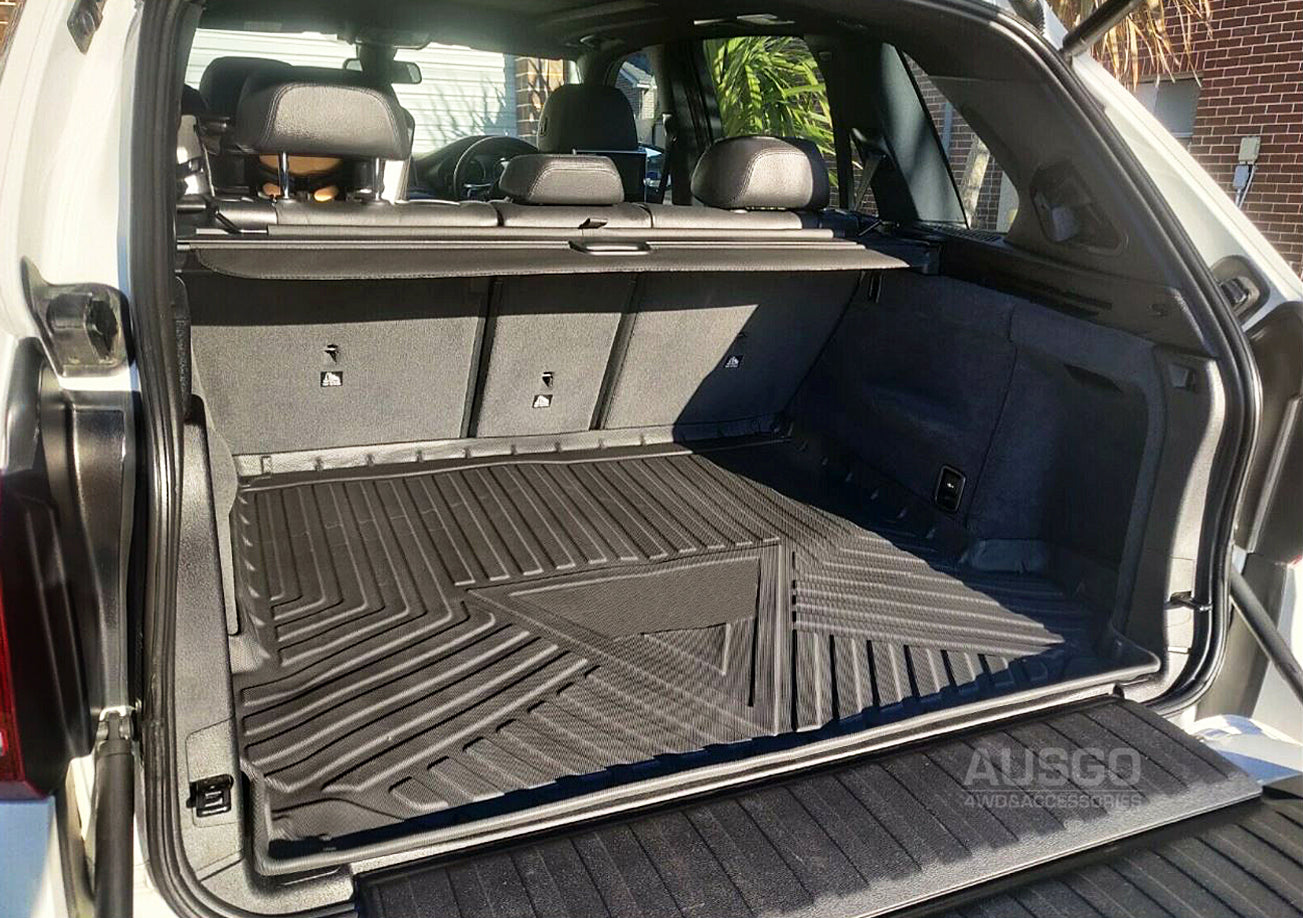 BMW X5 E70 F15 (2007-2018) Car Boot Liner - Custom Fit Cargo Mat for Trunk Protection - Perfect for Road Trips, Camping & Daily Use