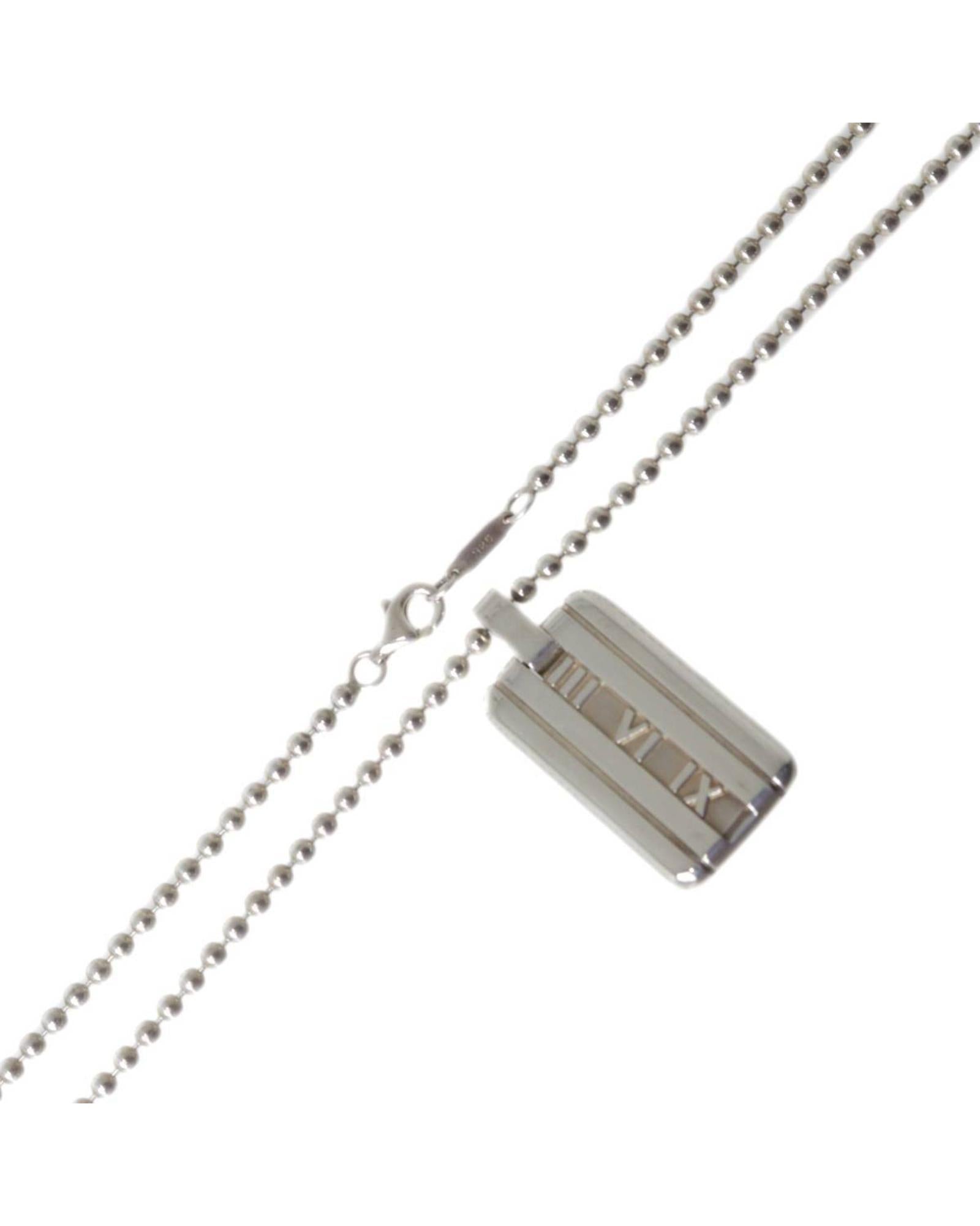 Atlas Silver Pendant Necklace for Women - Elegant Sterling Silver Necklace Jewelry Gift - Perfect for Daily Wear, Date Nights & Special Occasions