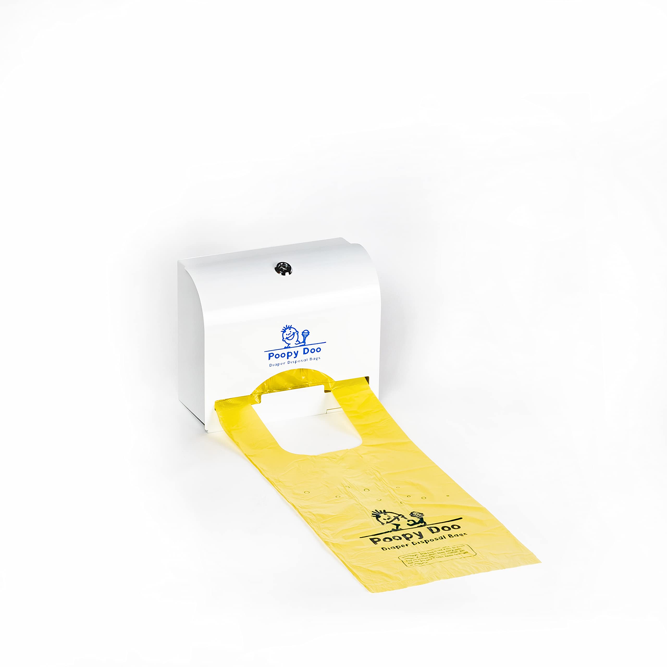 200 Count Diaper Disposal Bags Dispenser - Compact & Convenient for Nursery, Travel & On-the-Go Baby Care
