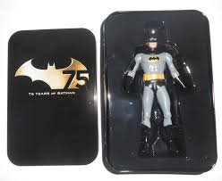 Batman Super Friends Action Figure - Black & Grey 75th Anniversary Collectible for DC Comics Fans | Perfect for Display, Gifts & Superhero Collections