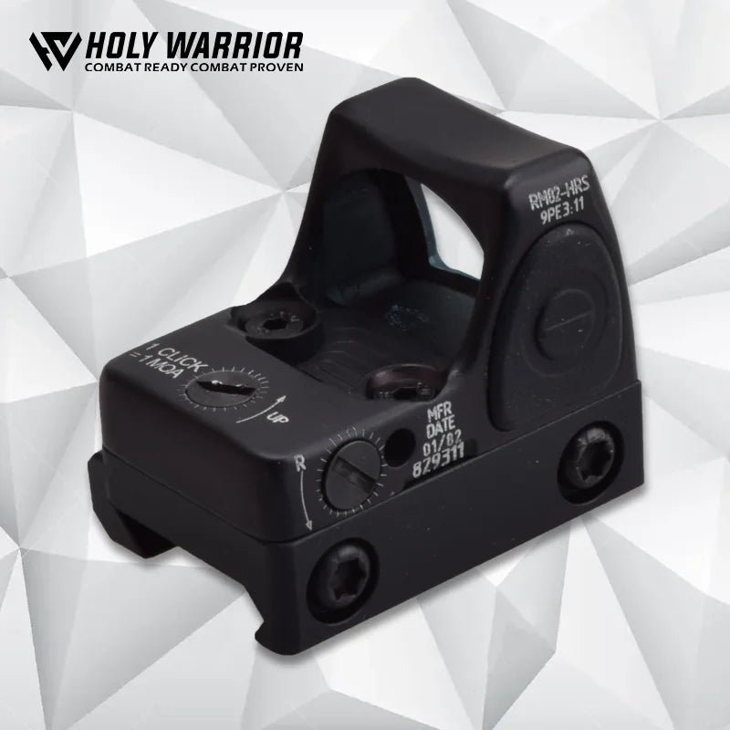 HW TRLJLCON Red Dot Sight - Metal Holographic Reflex Scope with 20mm Weaver Rail | Compatible with Glock & Airsoft Guns | Perfect for Hunting, Tactical Training & Outdoor Shooting