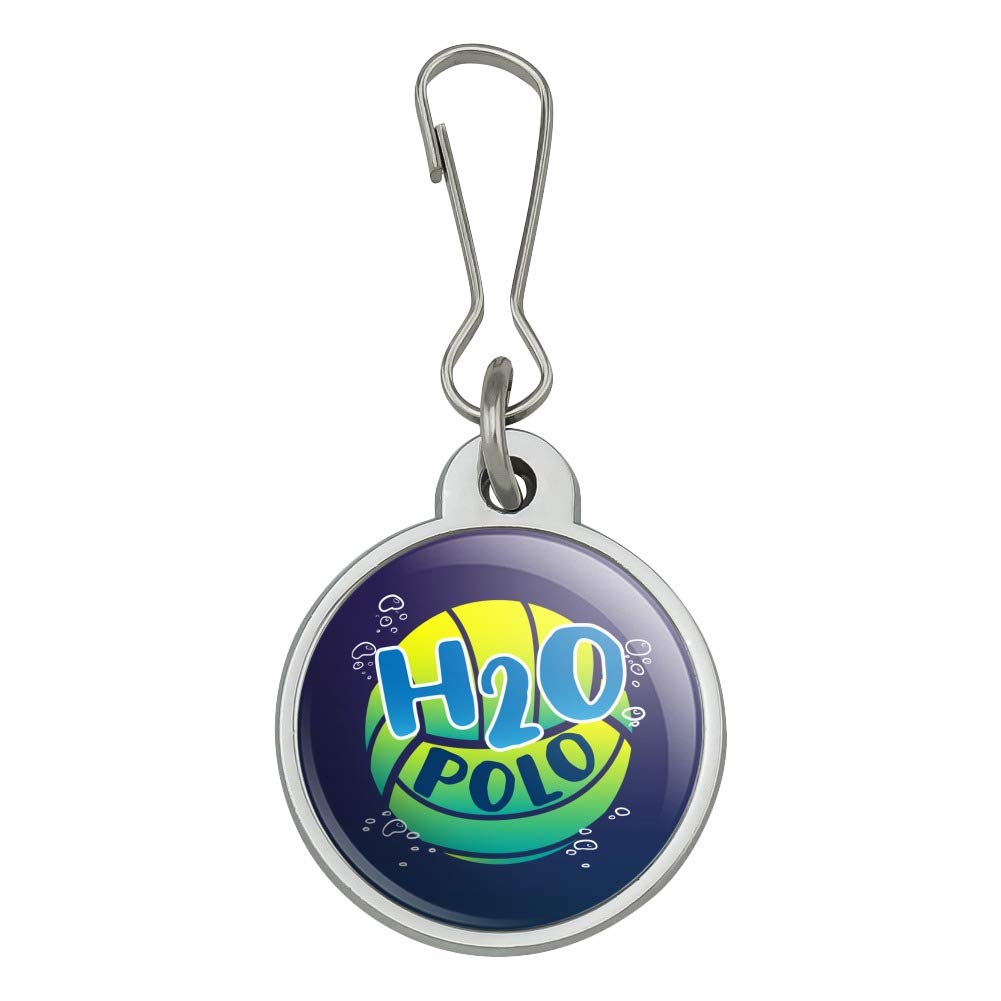 Water Polo Ball H2O Jacket Handbag Purse Luggage Backpack Zipper Pull Charm - Durable & Stylish Accessories for Sports, Travel & Everyday Use | GRAPHICS & MORE