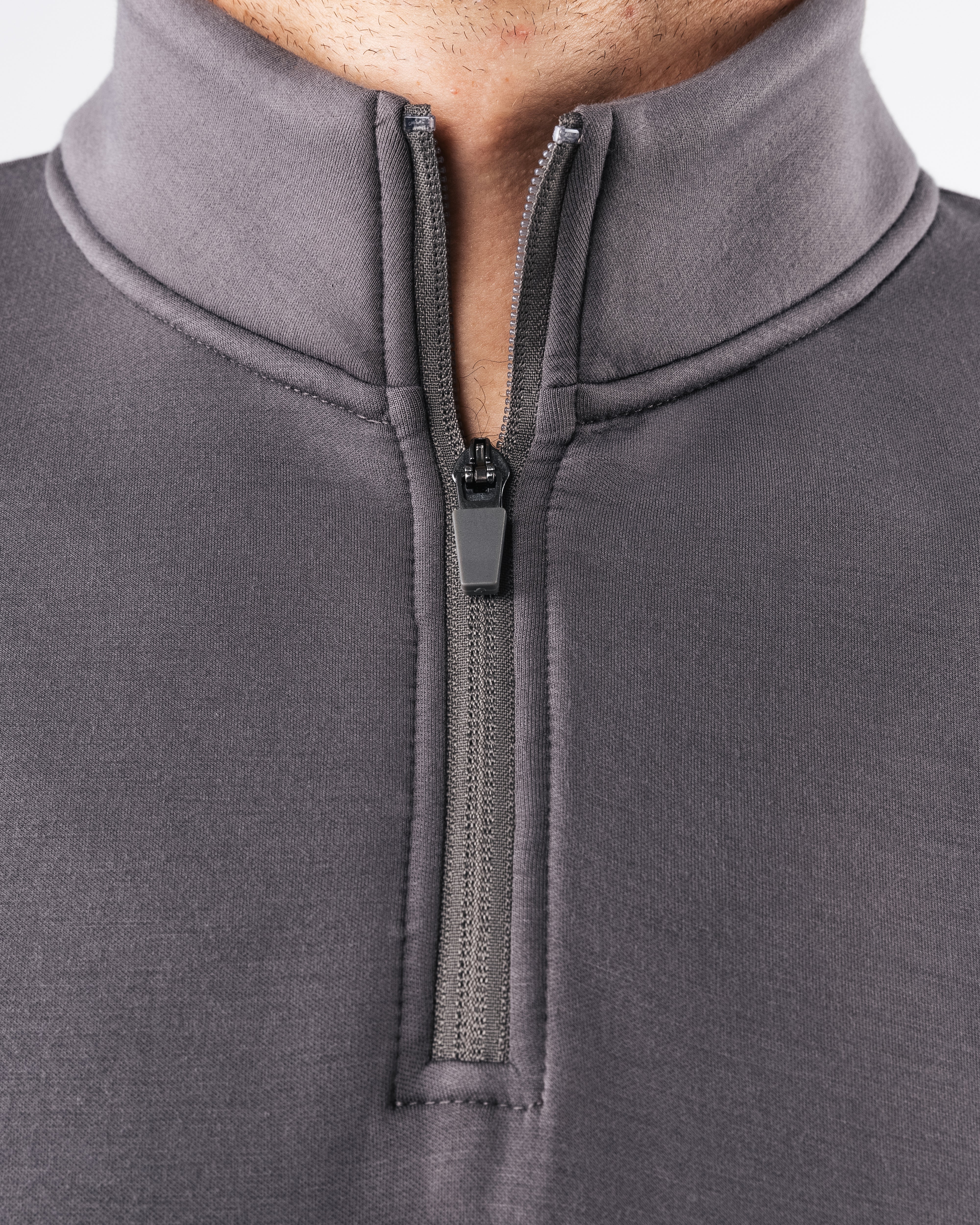 ELMTS Men's Quarter Zip Sweatshirt - Soft Heather Cloud Pullover for Casual Wear & Outdoor Activities